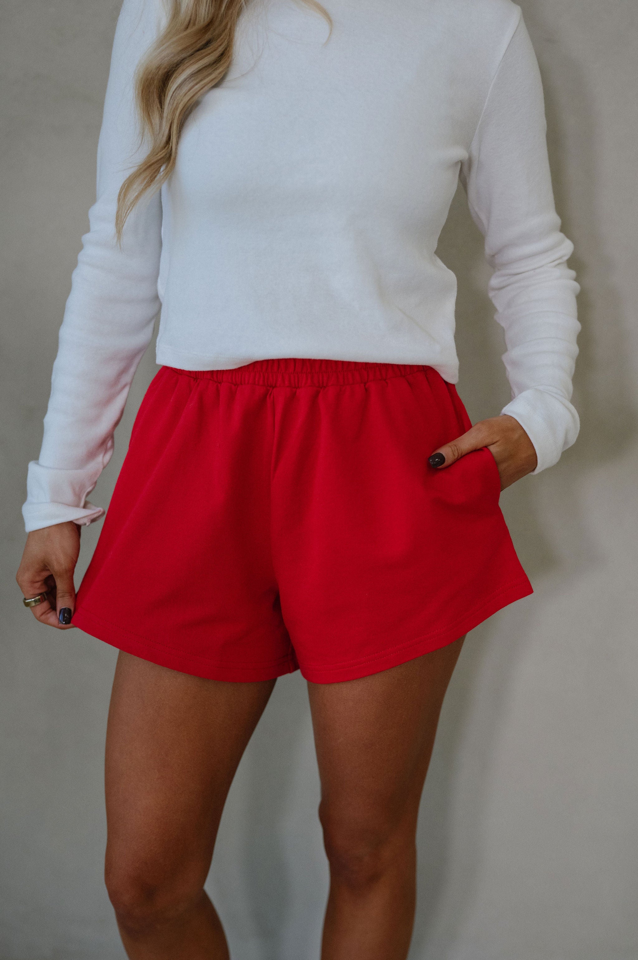 Kenny Shorts-Crimson