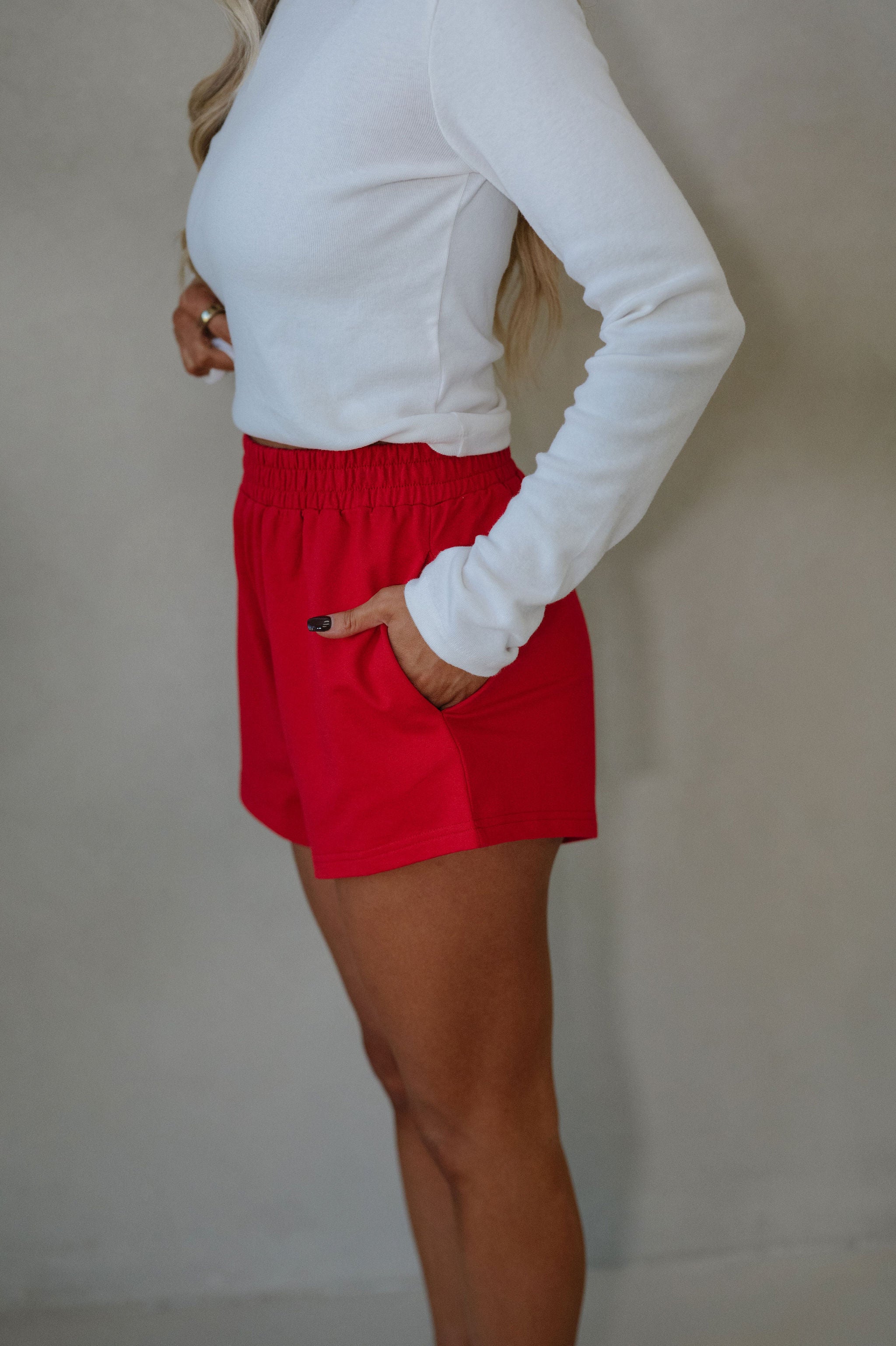 Kenny Shorts-Crimson