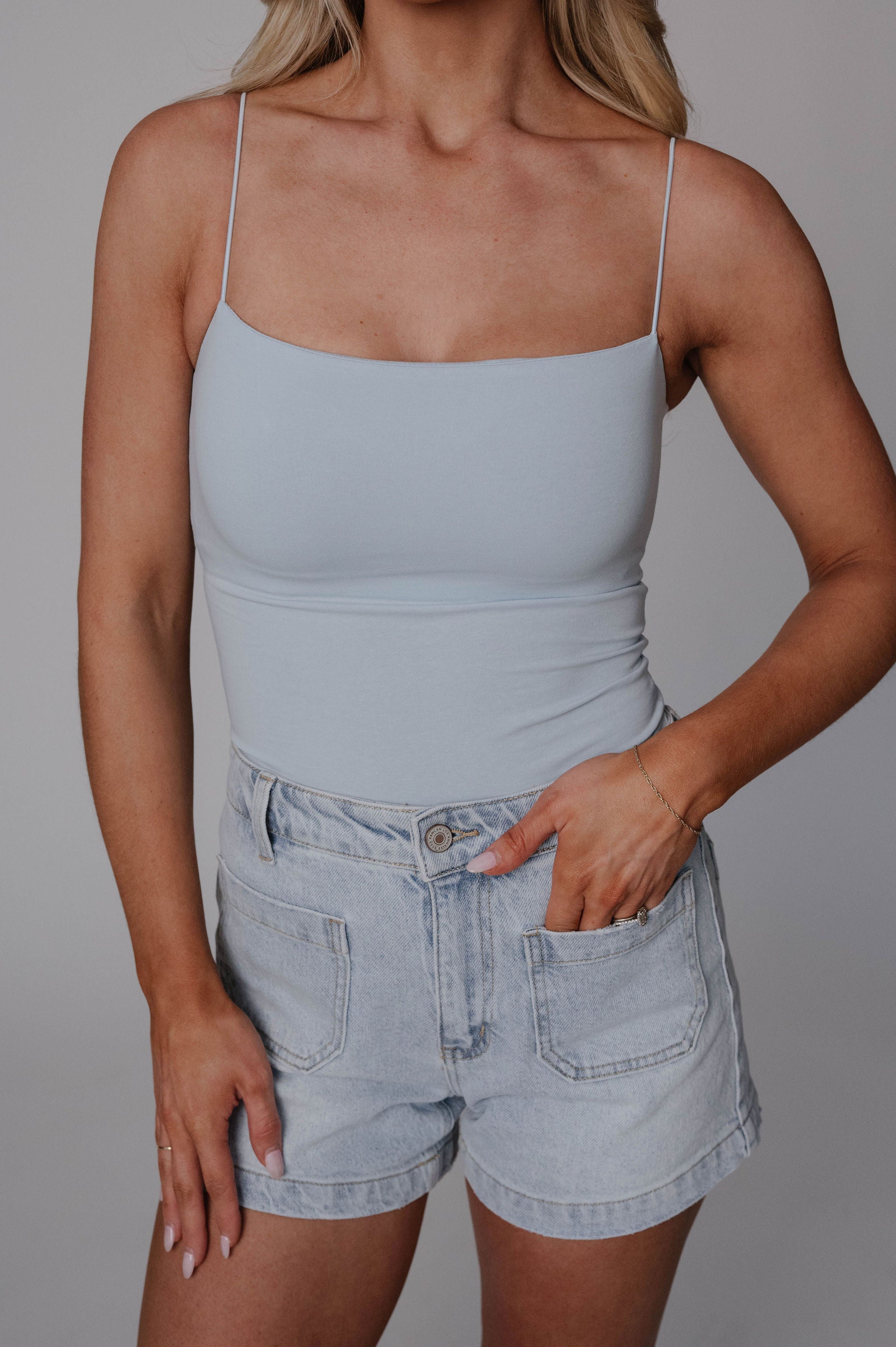 Camille Tank Top-Baby Blue