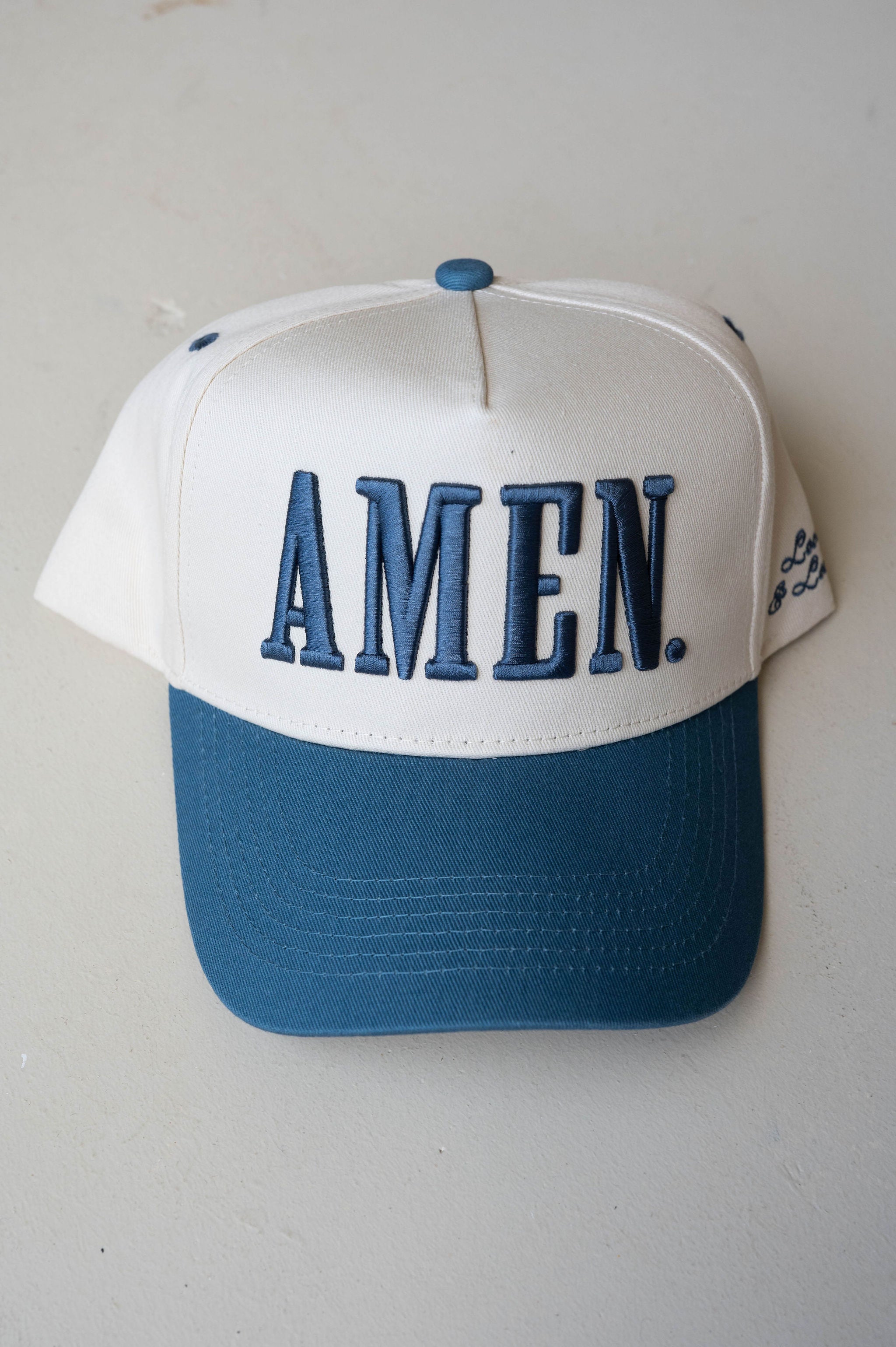 "AMEN" Trucker Hat-Slate Blue