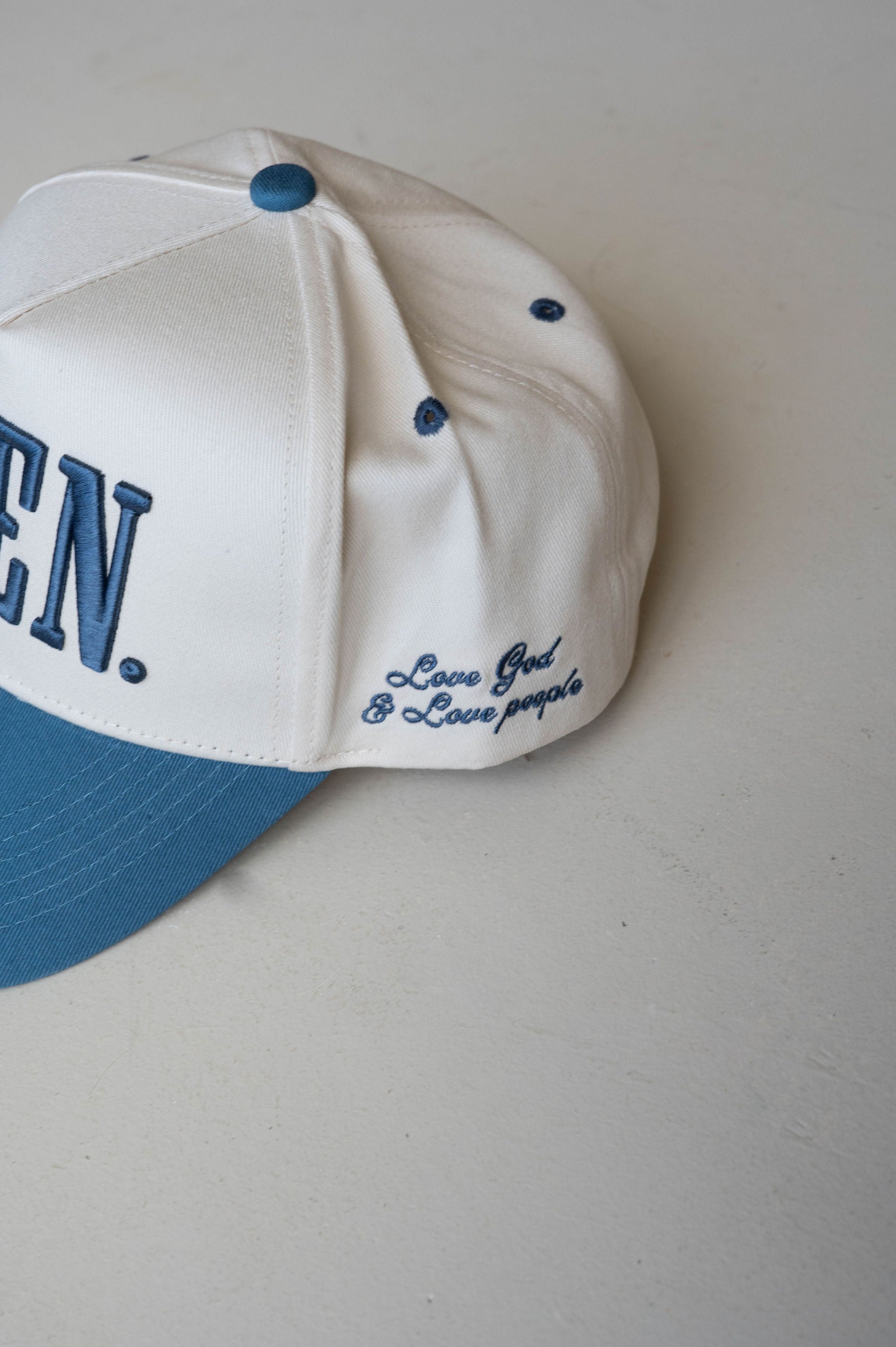 "AMEN" Trucker Hat-Slate Blue