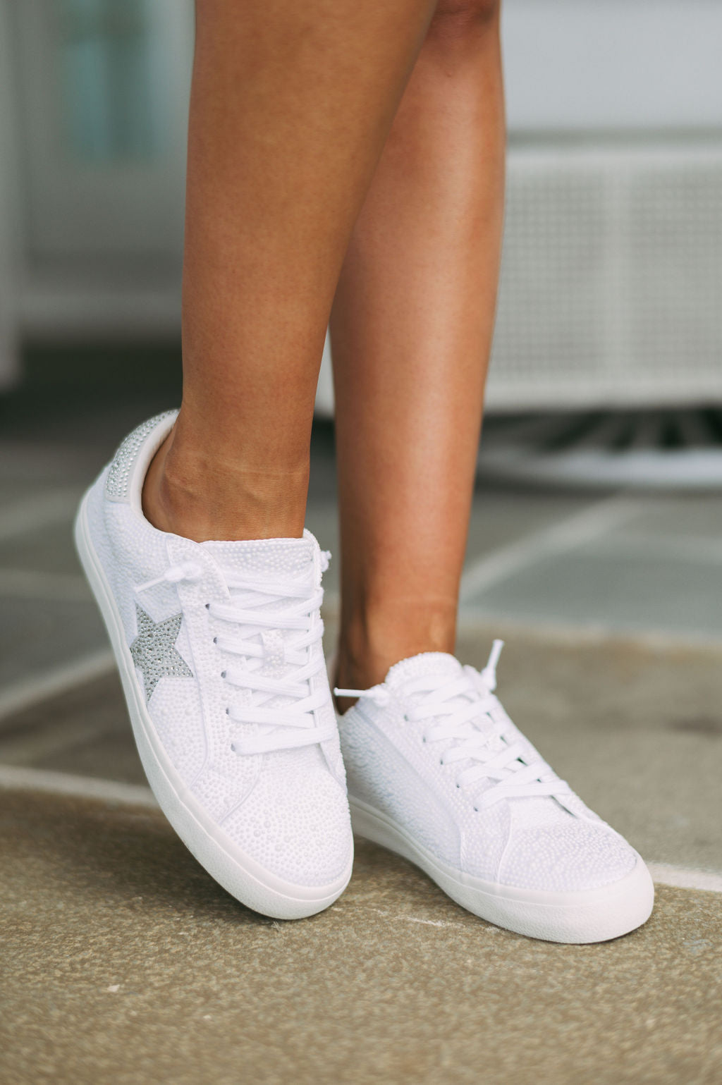 Perline Sneakers-White Multi