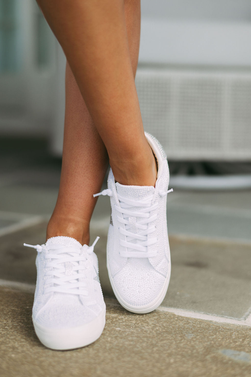 Perline Sneakers-White Multi