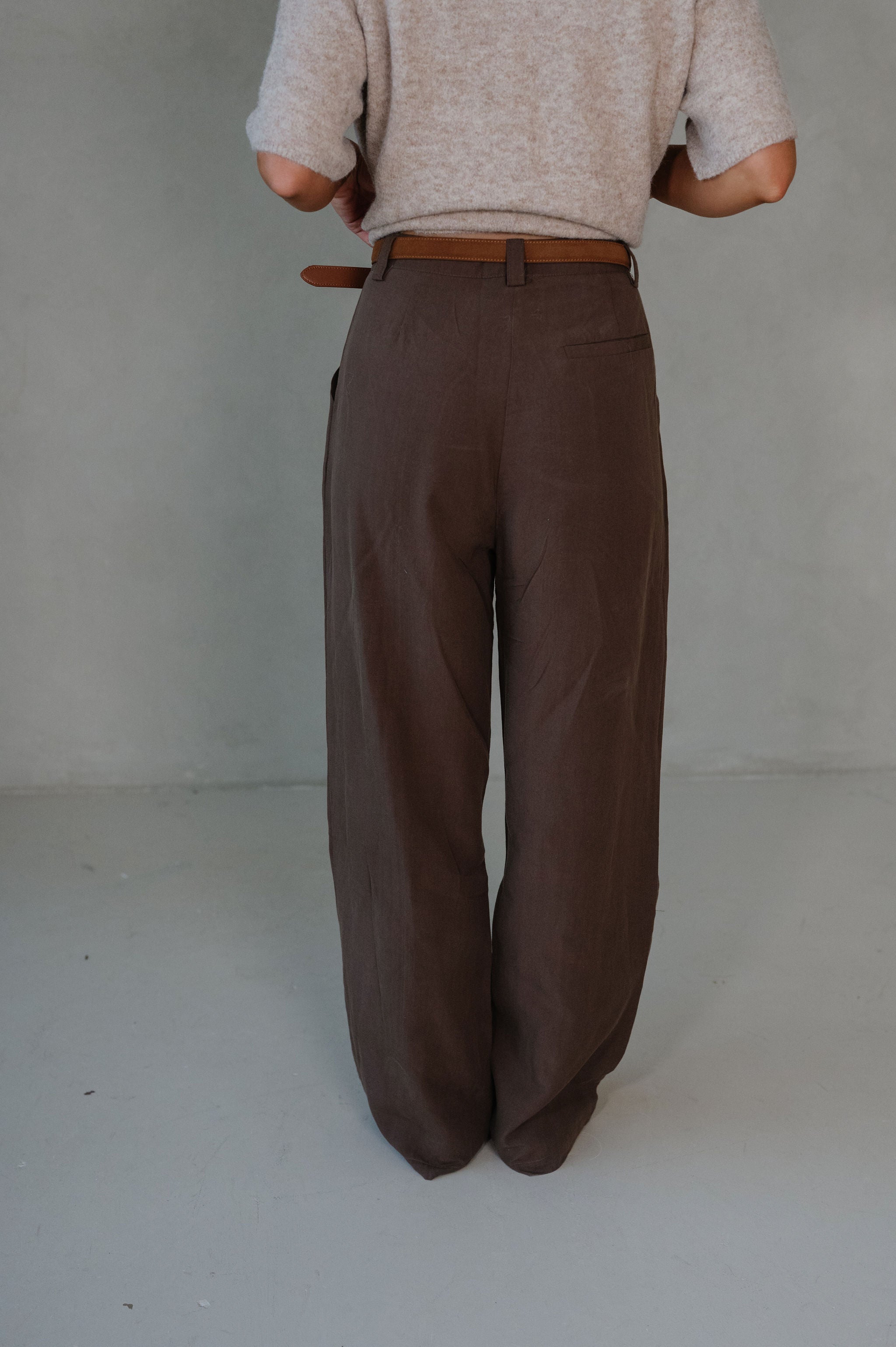 Wrenley Trouser Pant-Brown