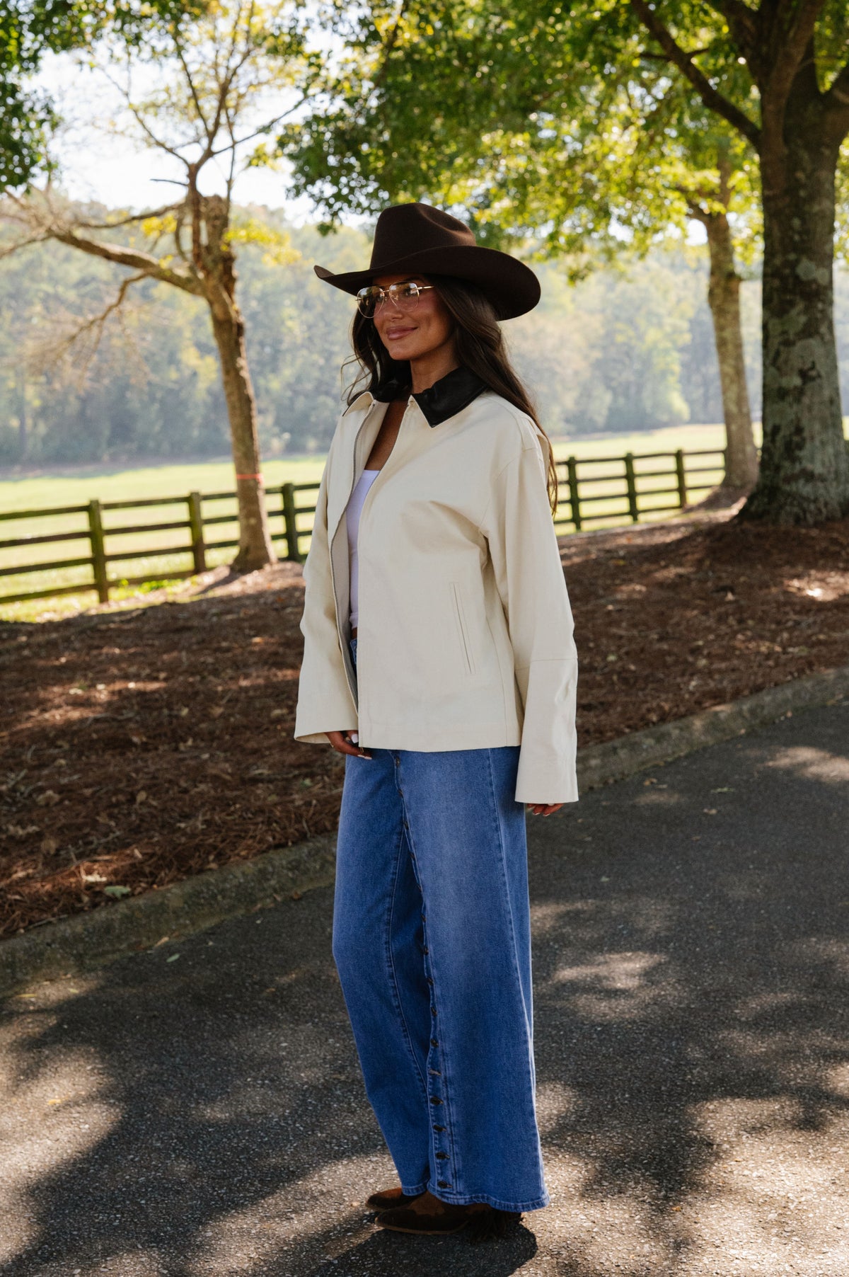 Theo Barn Jacket-Cream