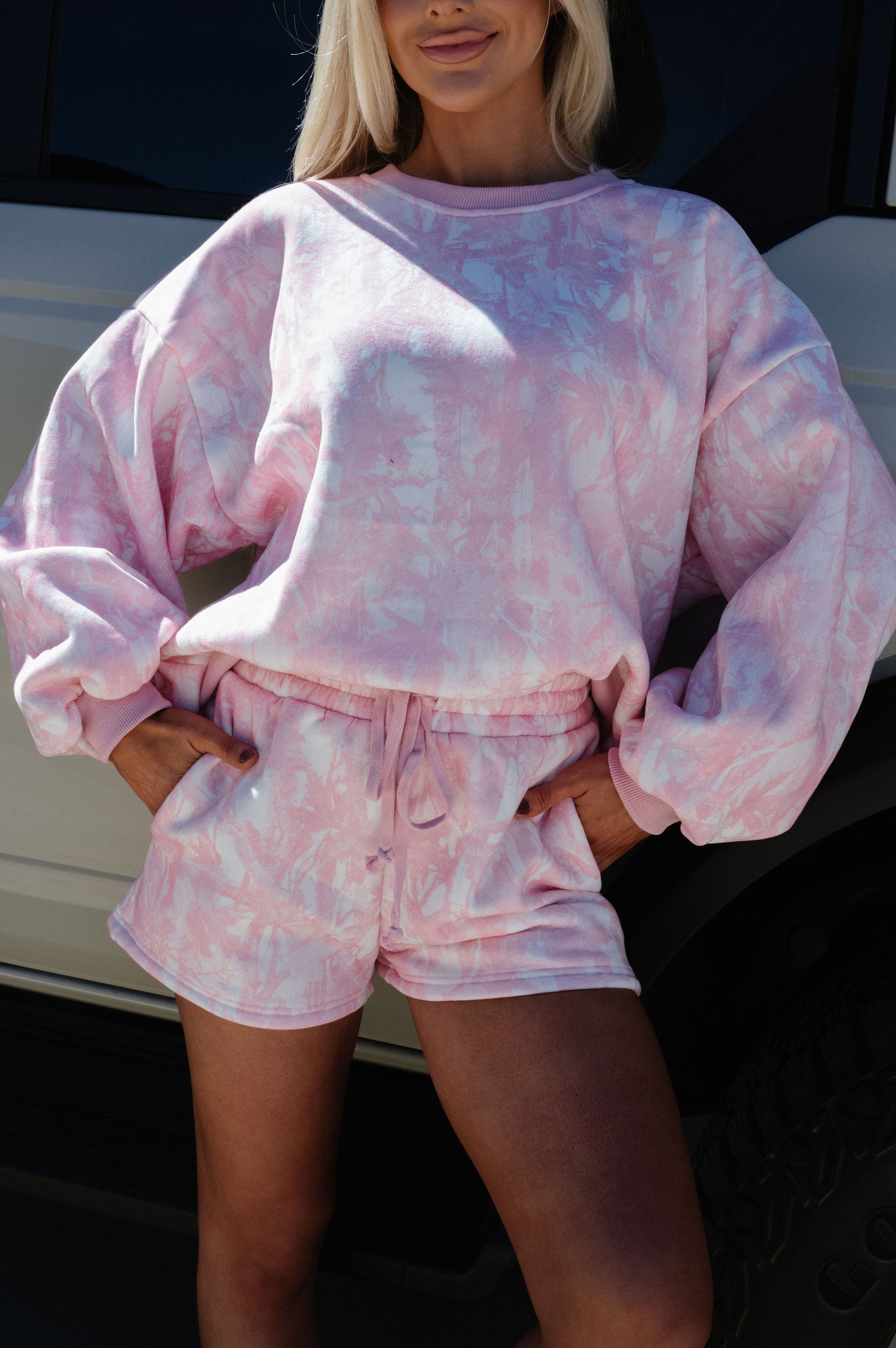 Woodland Short Set-Pink Camo