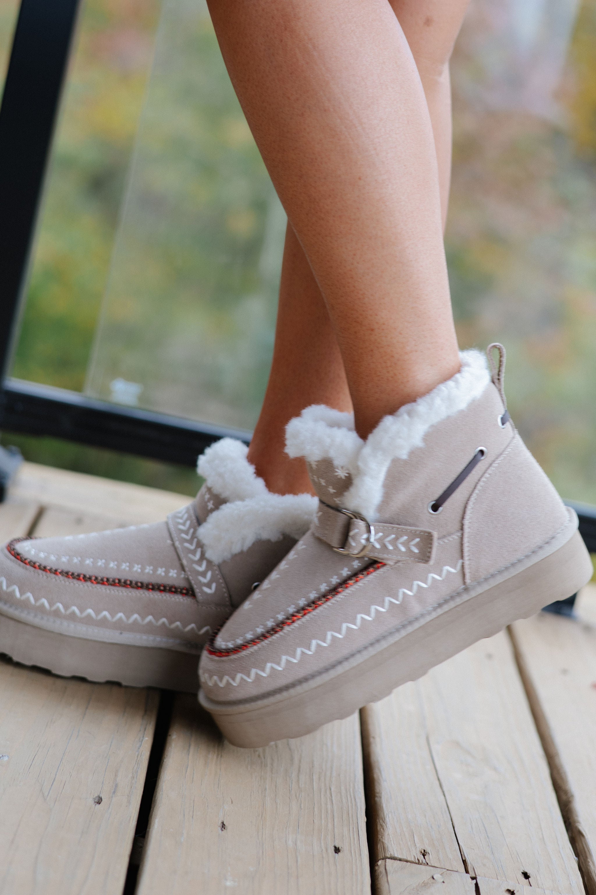 Grand Boot-Taupe Suede