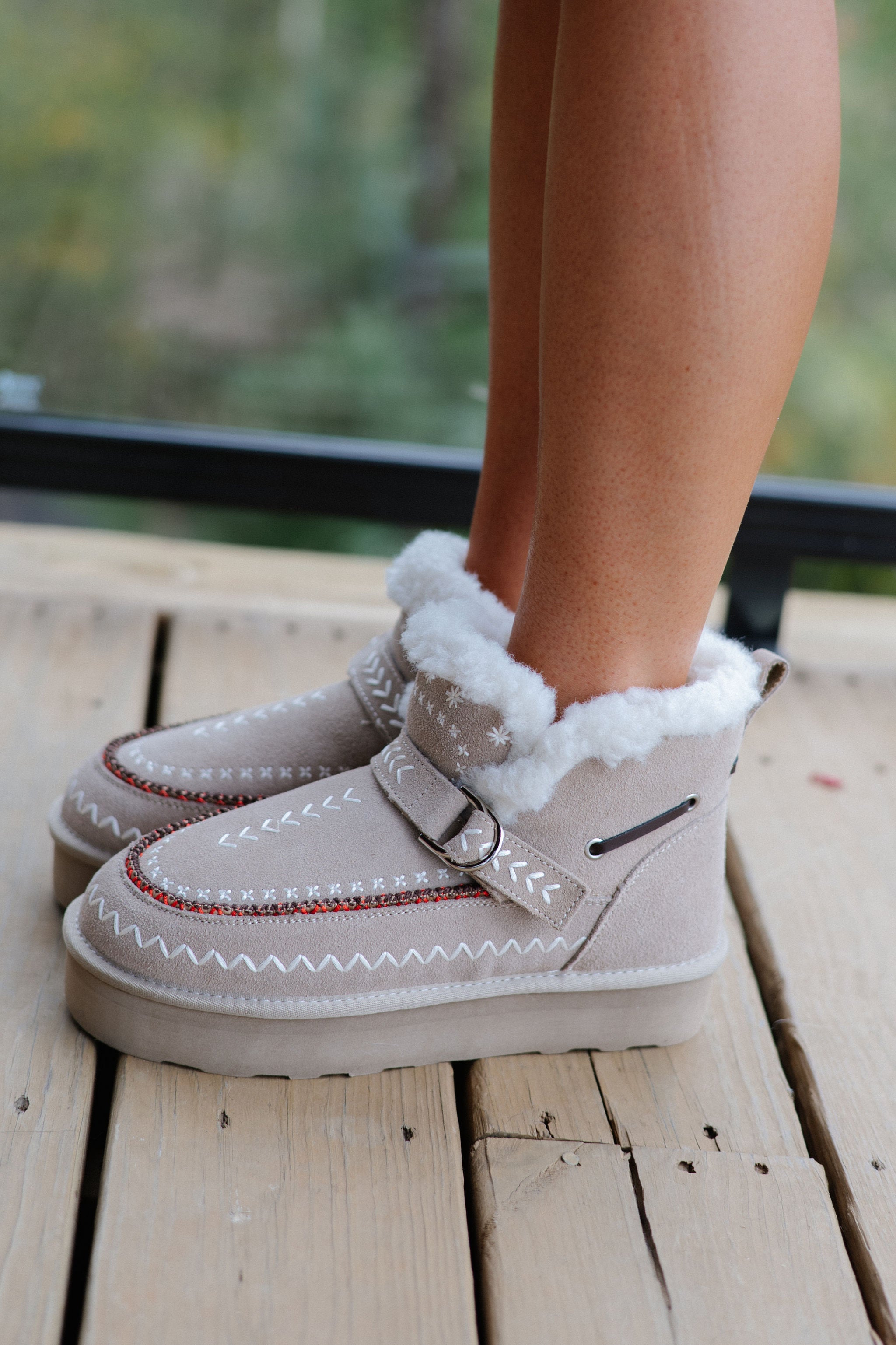 Grand Boot-Taupe Suede