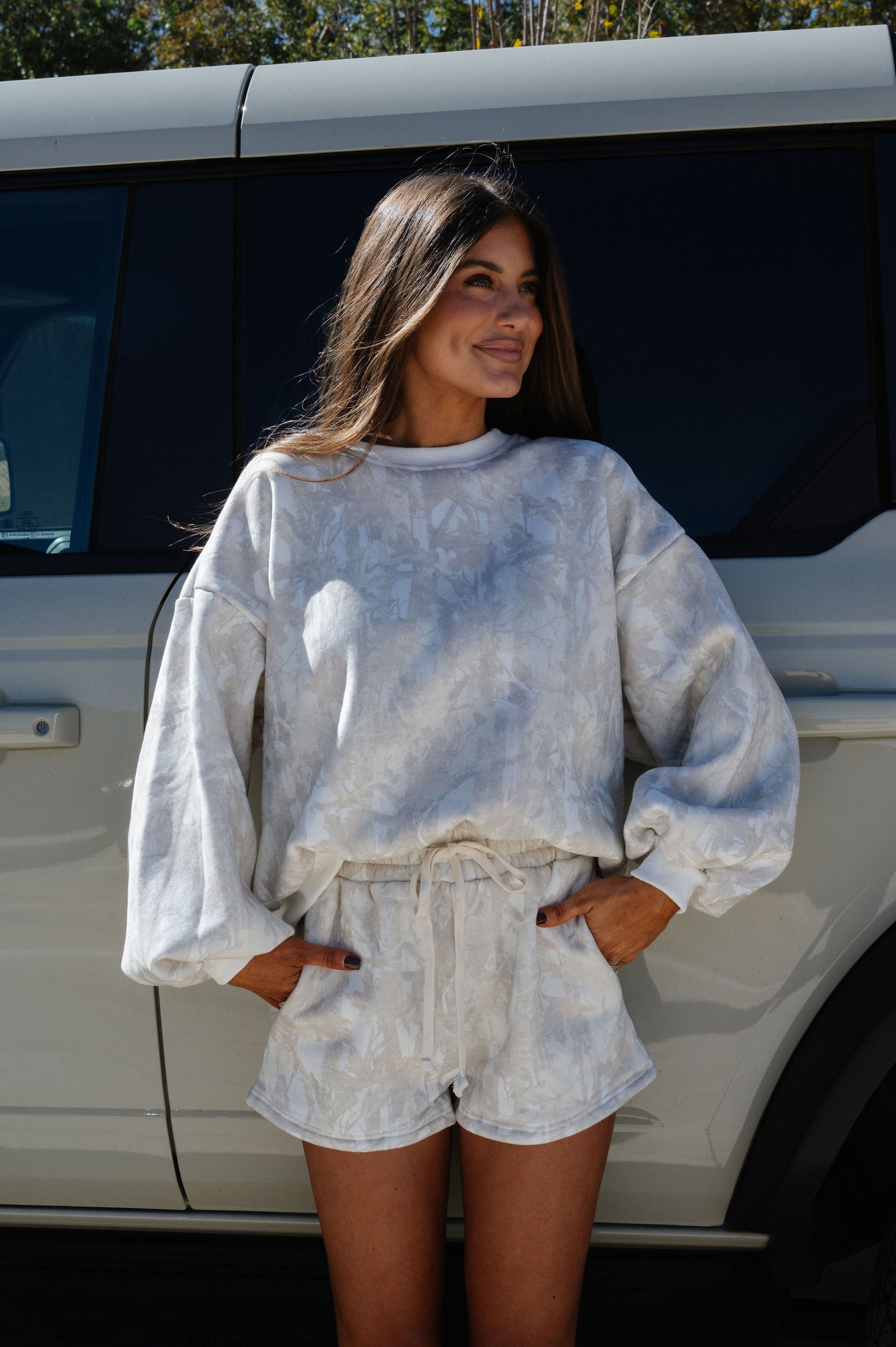 Woodland Short Set- Natural Camo