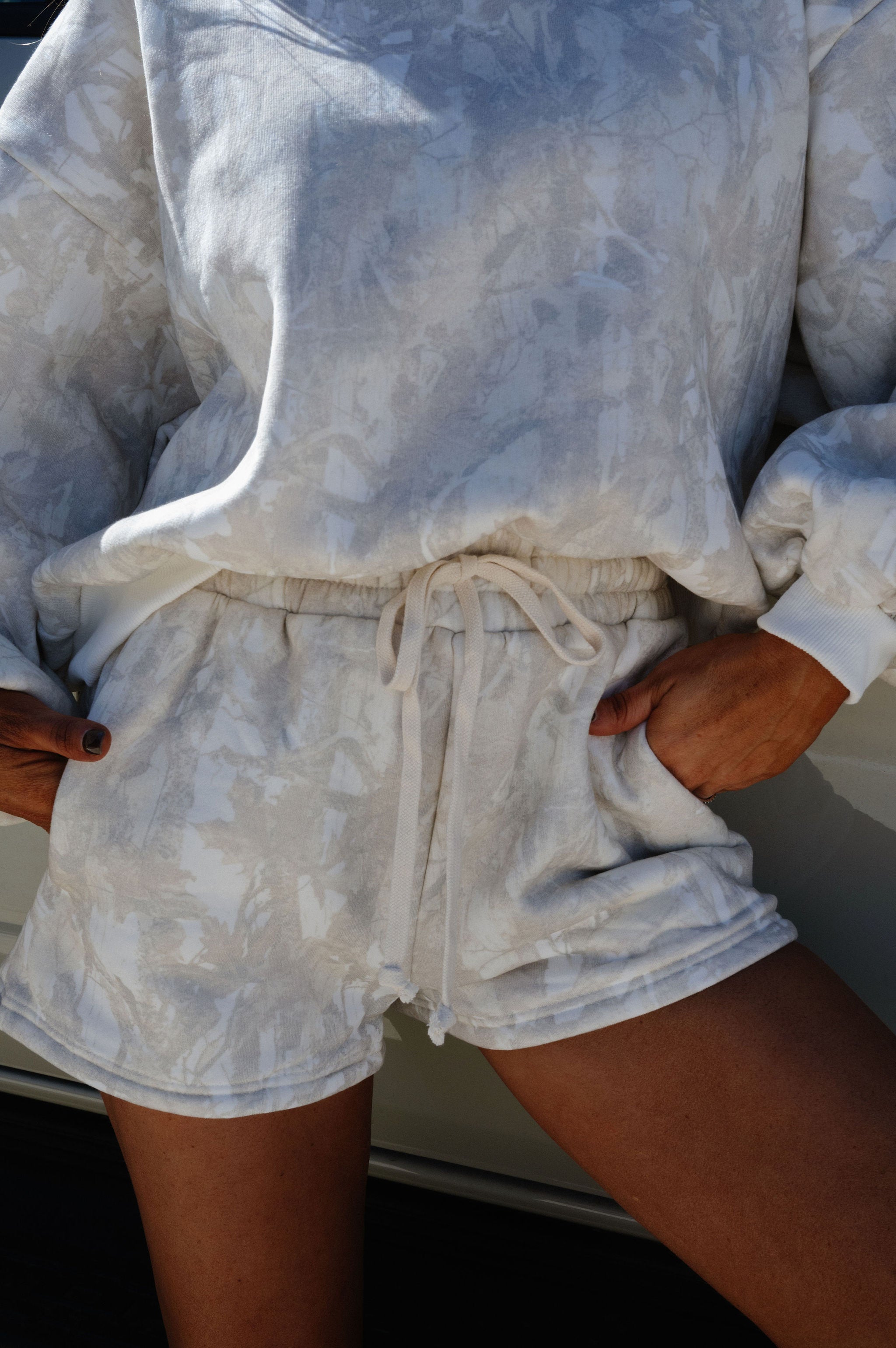 Woodland Short Set- Natural Camo