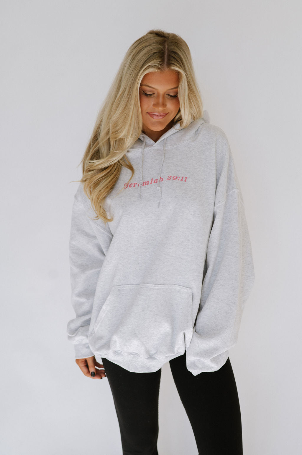 "For I Know The Plans" Hoodie- Heather Grey