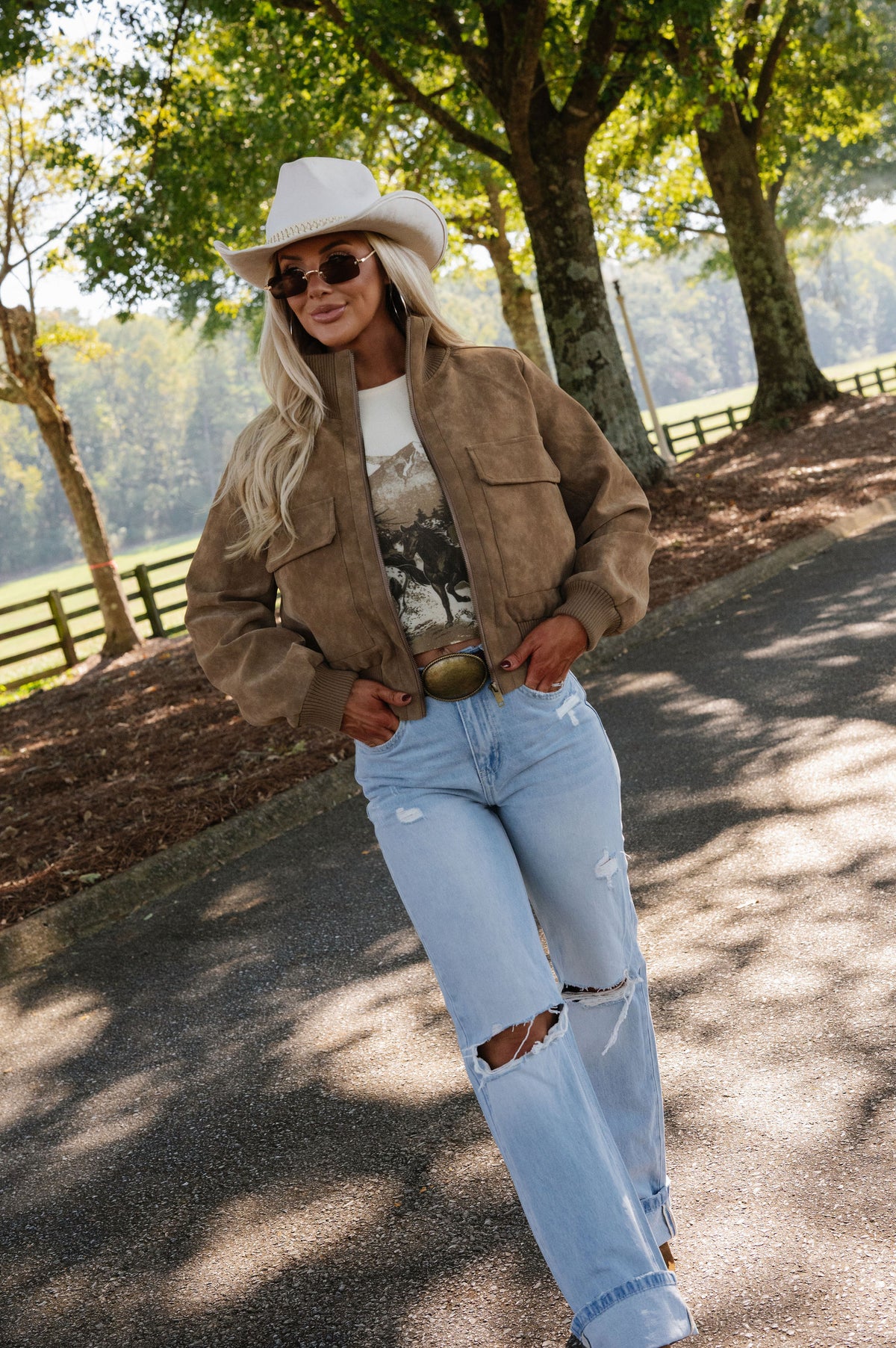 Amber Collared Jacket-Mocha
