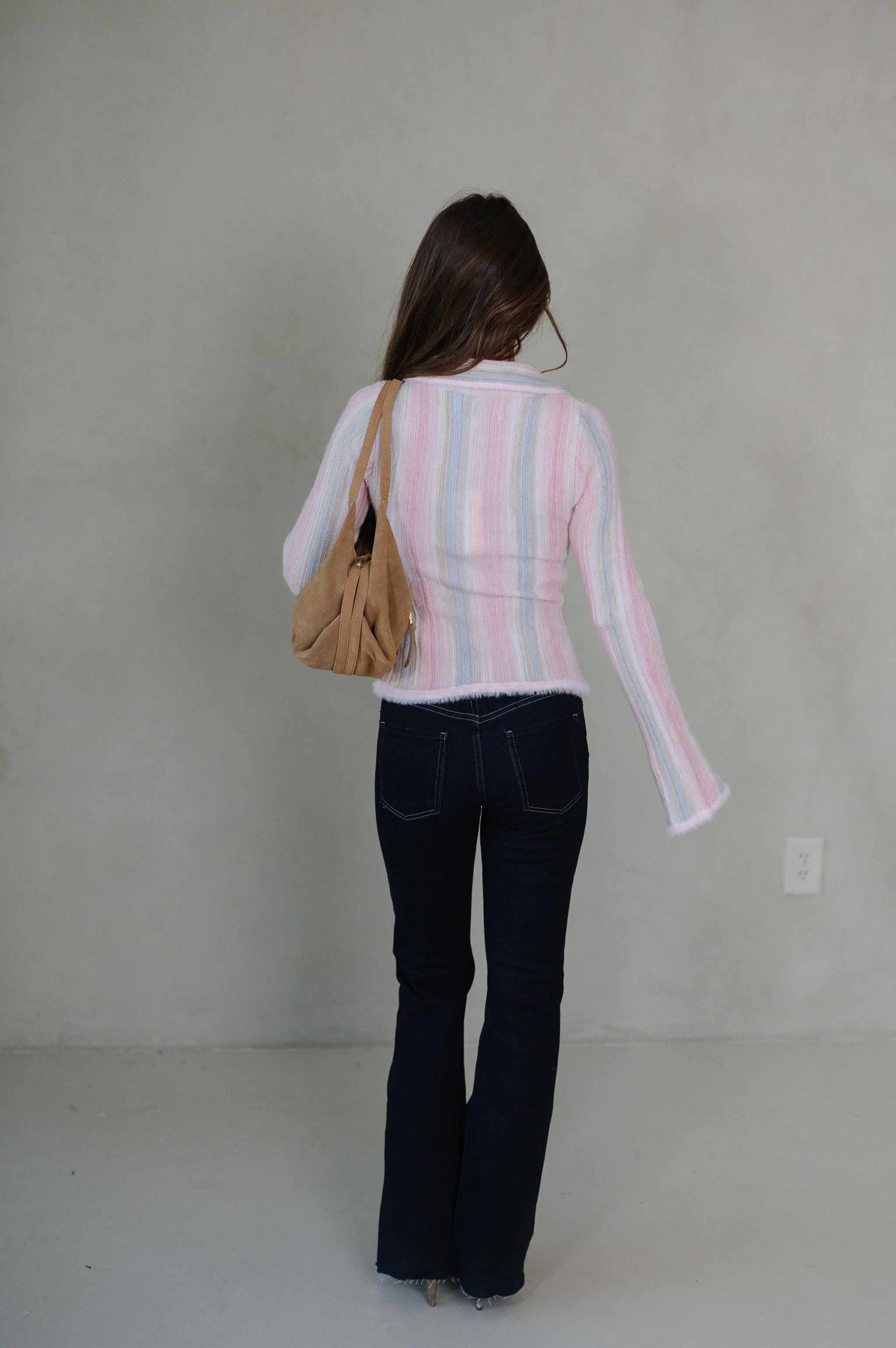 Jacquie Ombre Sweater-Pink Multi