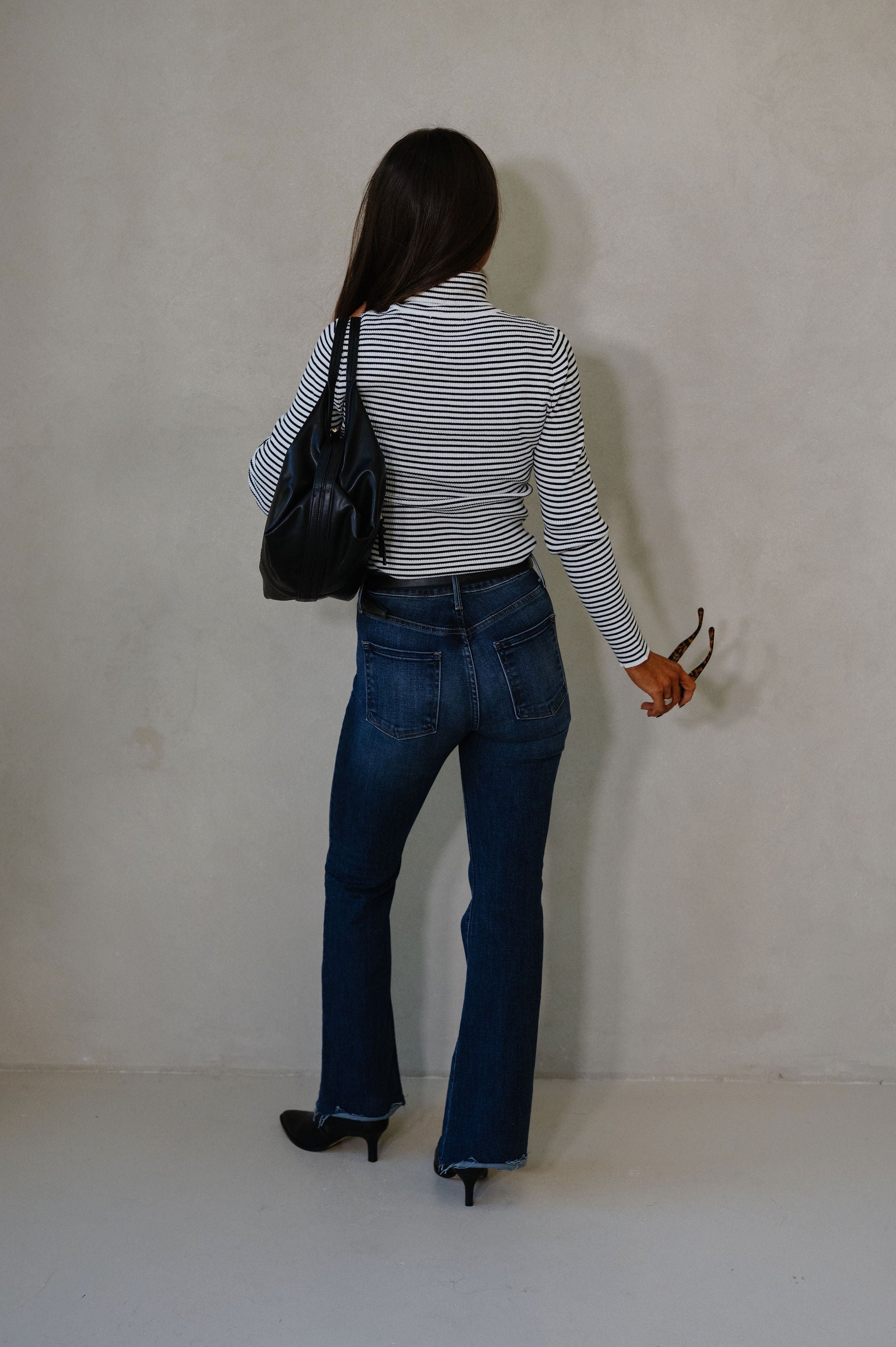 Evie Knit Top-Stripe