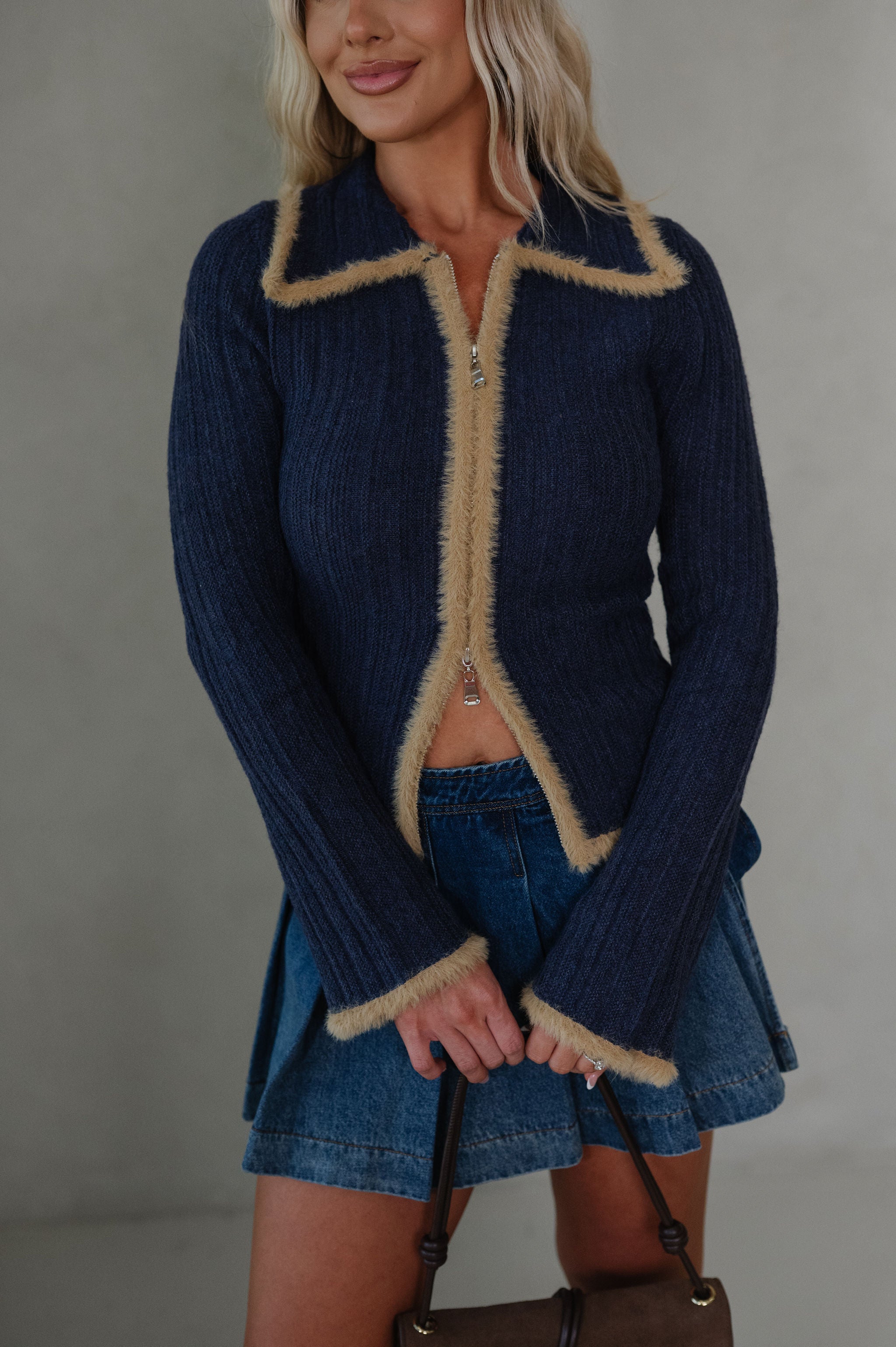 Jacquie Sweater-Navy