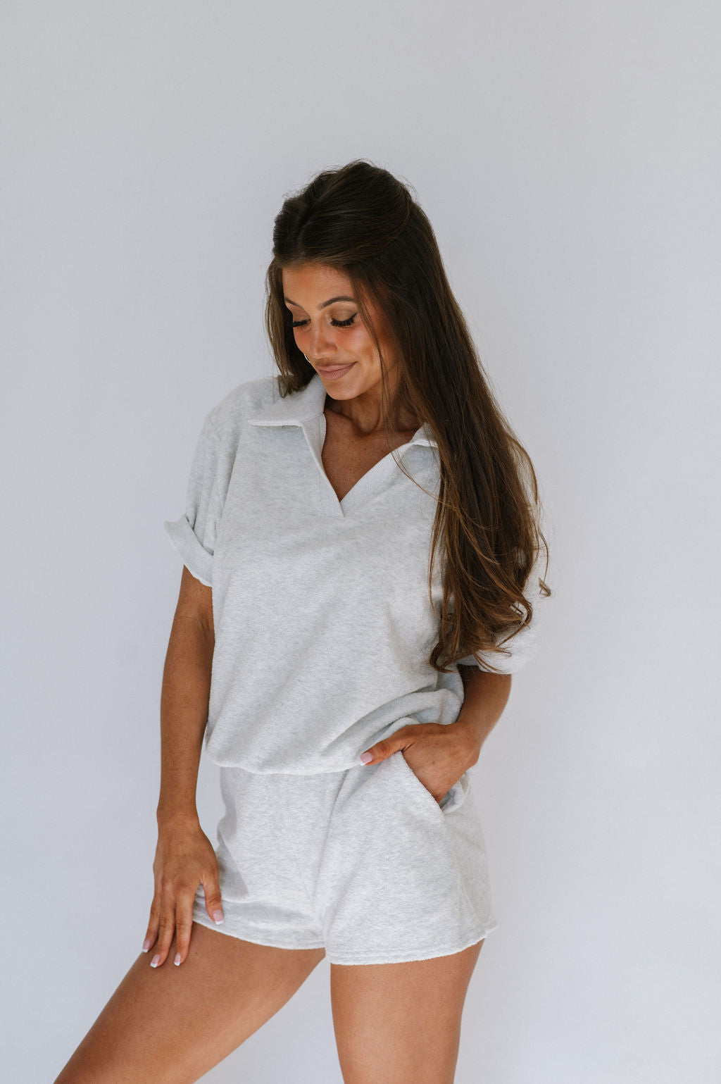 Franklin Shorts Set-Grey