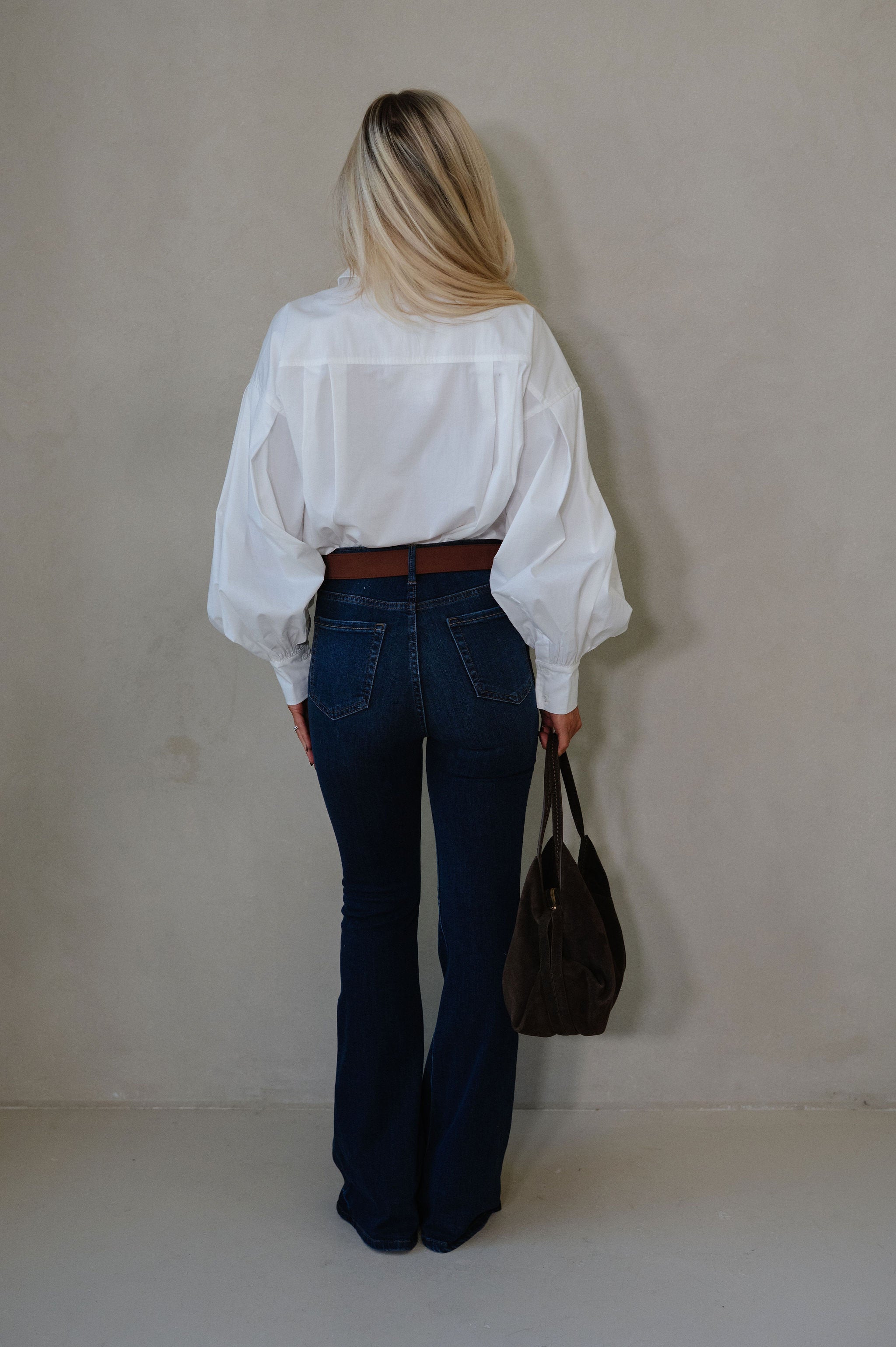 Dayla Oversized Top-Off White