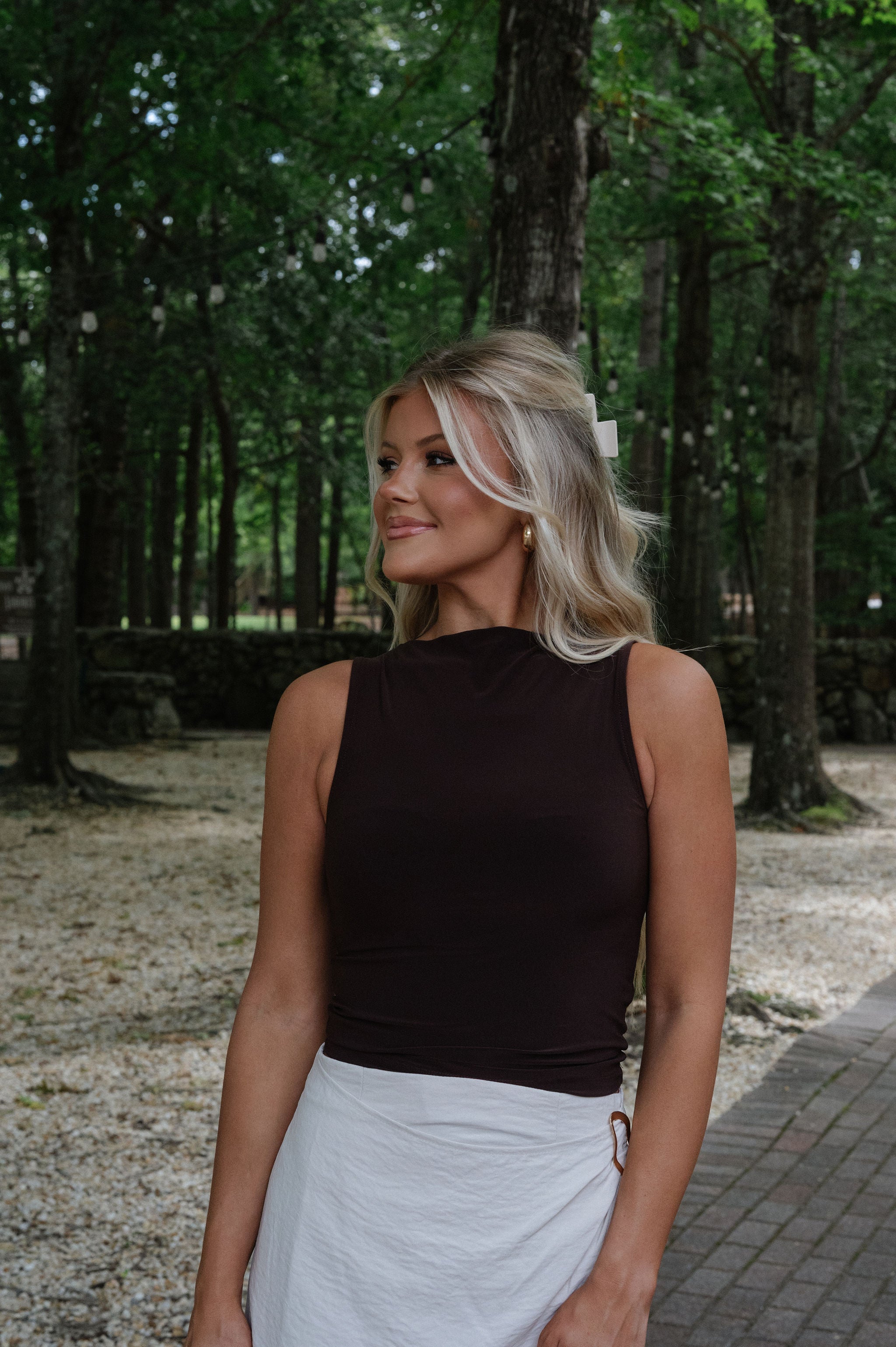 Stephanie chocolate top
