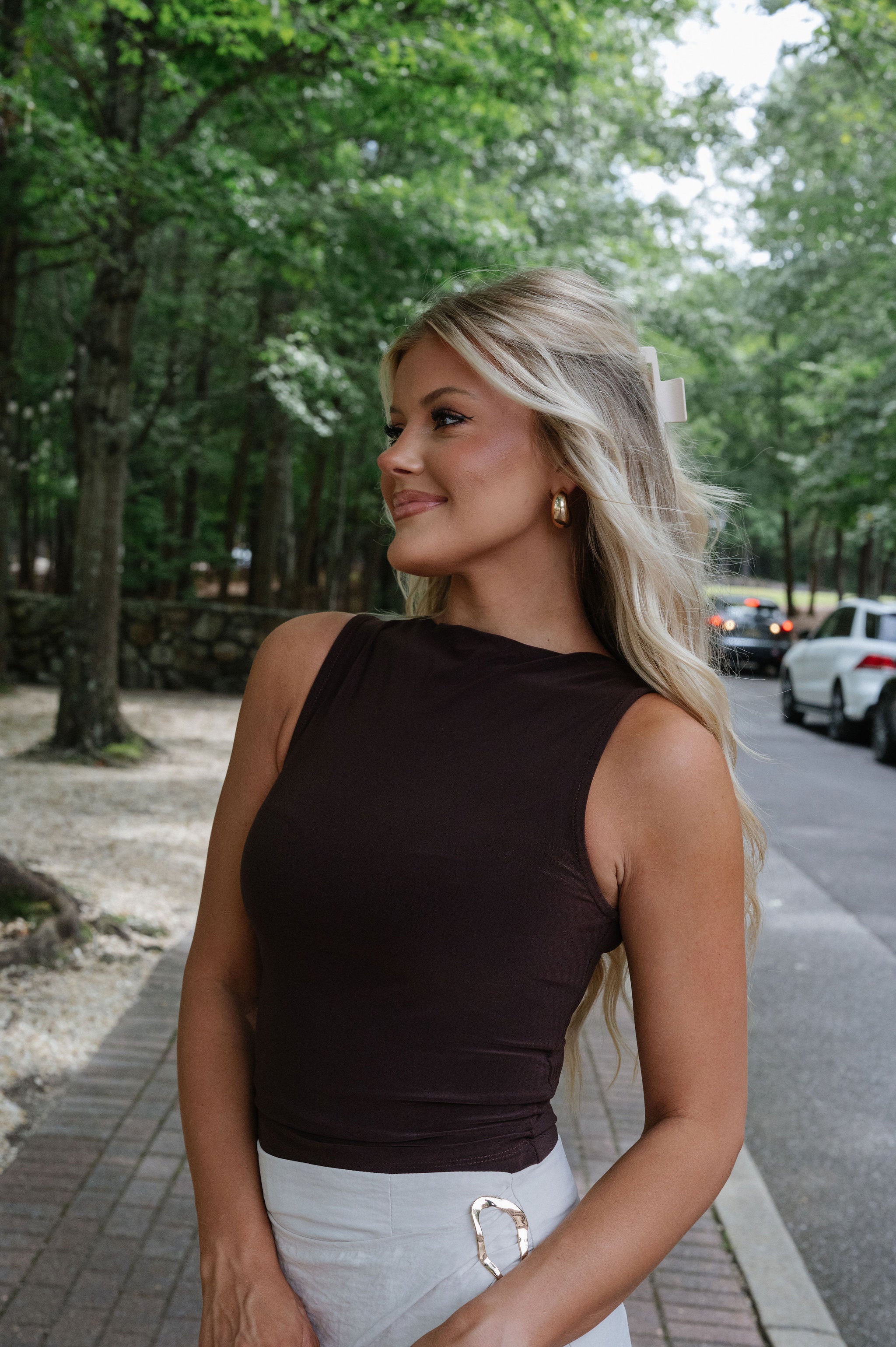 Stephanie chocolate top
