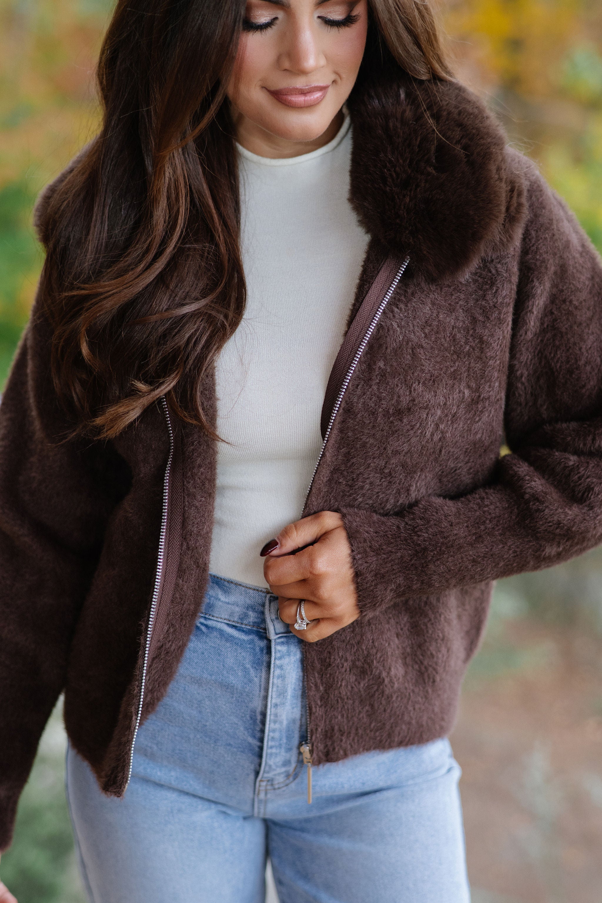 Cleo Jacket-Chocolate Brown