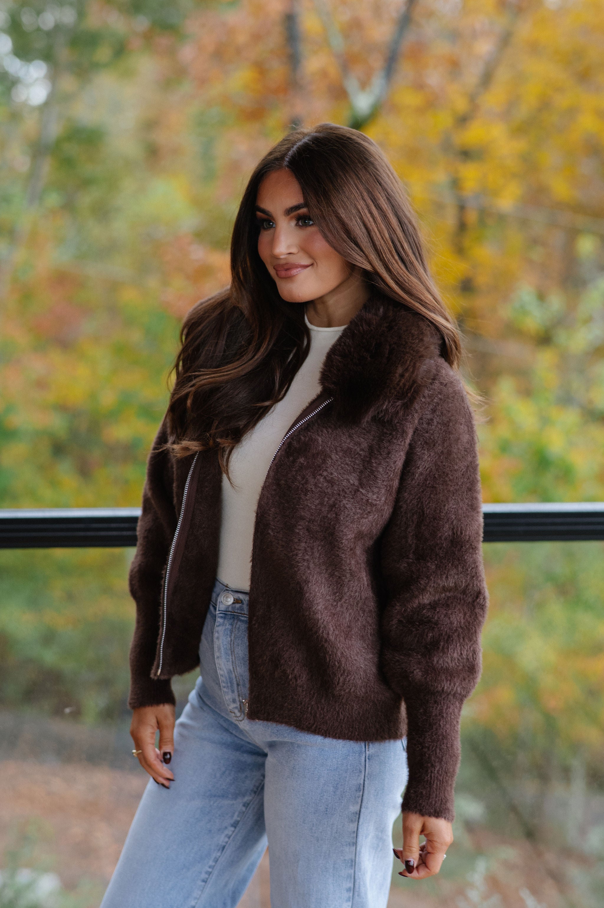 Cleo Jacket-Chocolate Brown