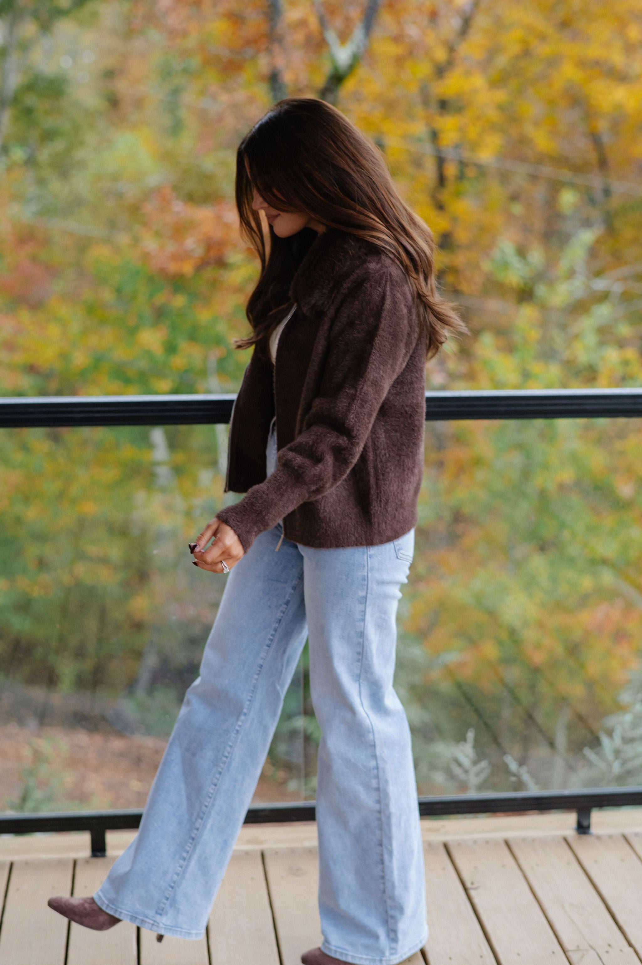 Cleo Jacket-Chocolate Brown