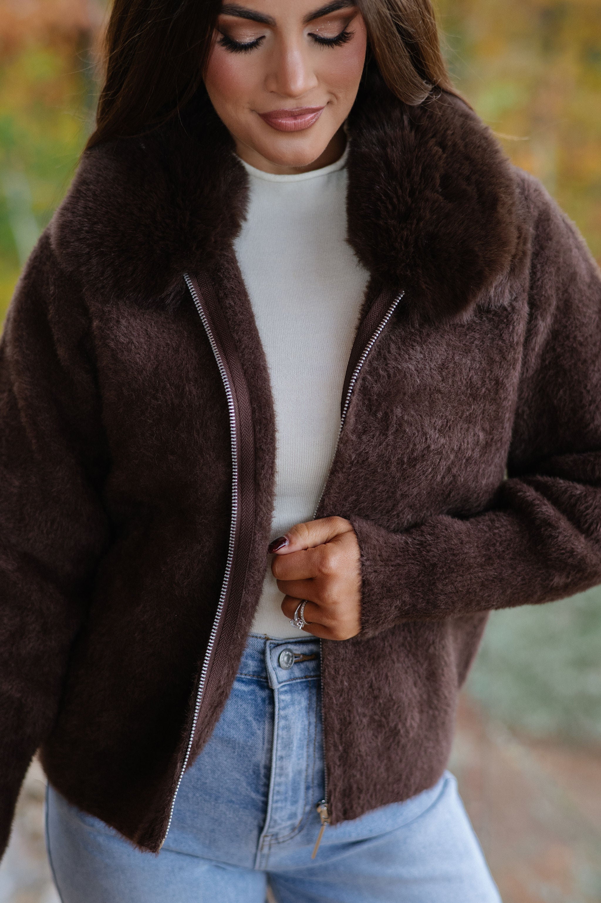 Cleo Jacket-Chocolate Brown