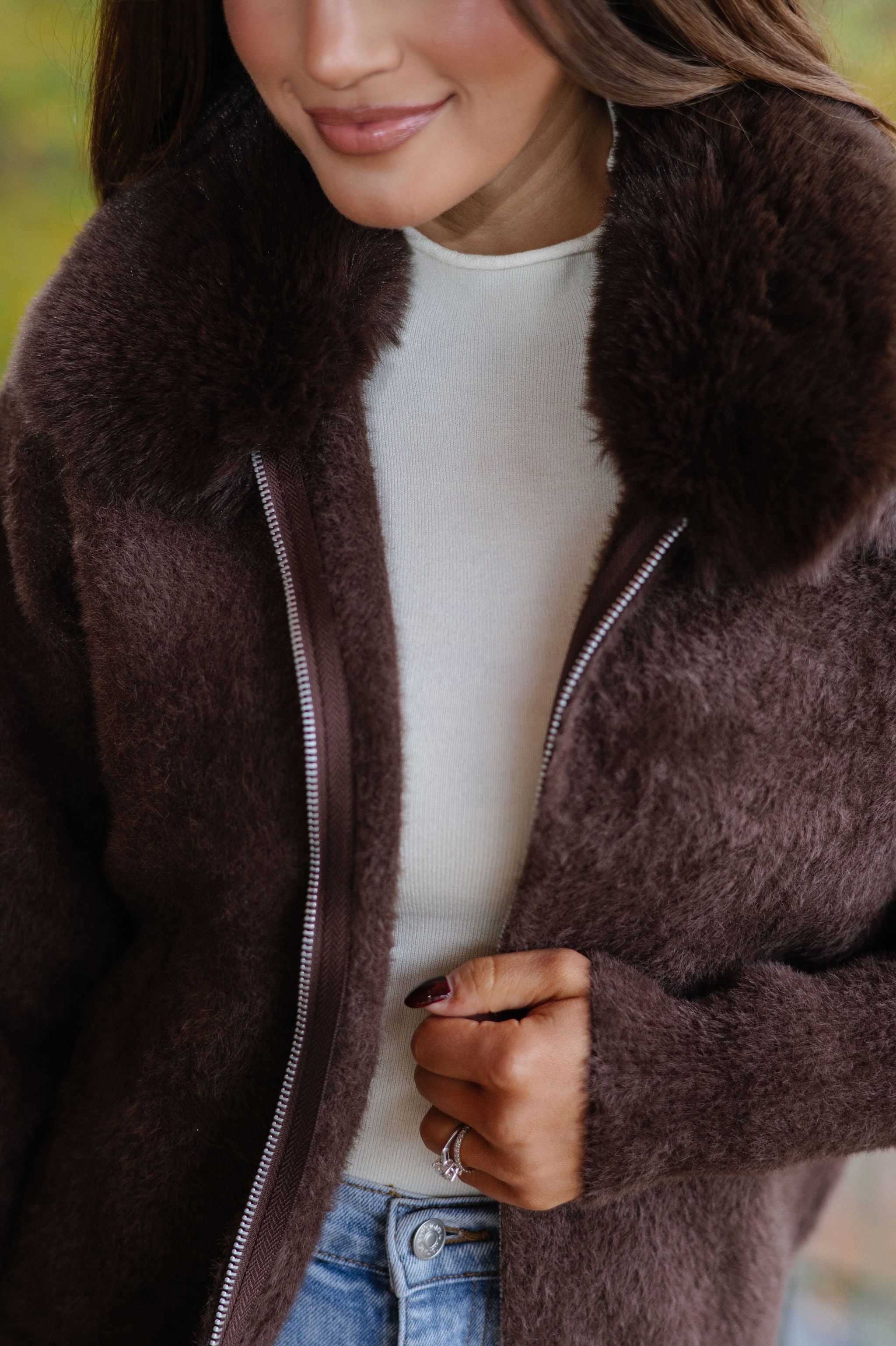 Cleo Jacket-Chocolate Brown