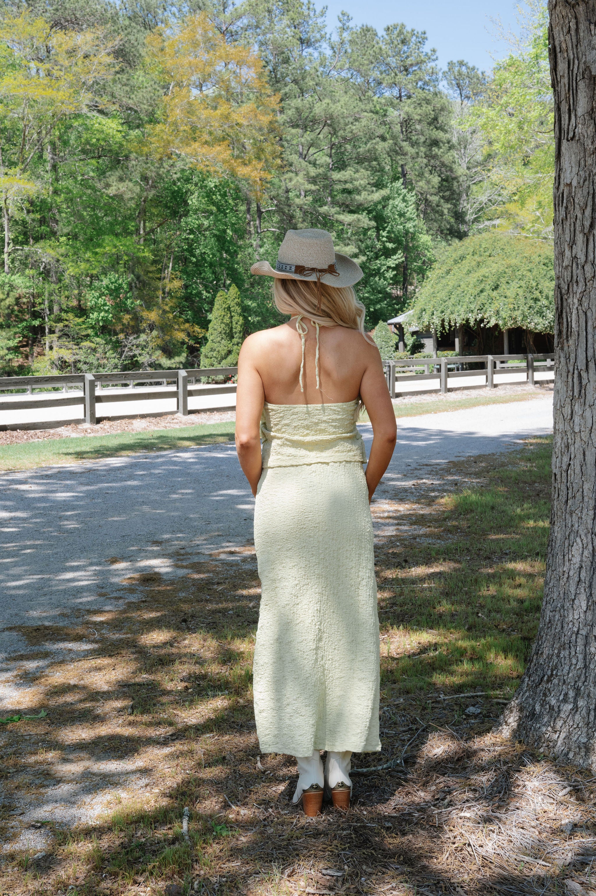 Remy Skirt Set-Pale Lime