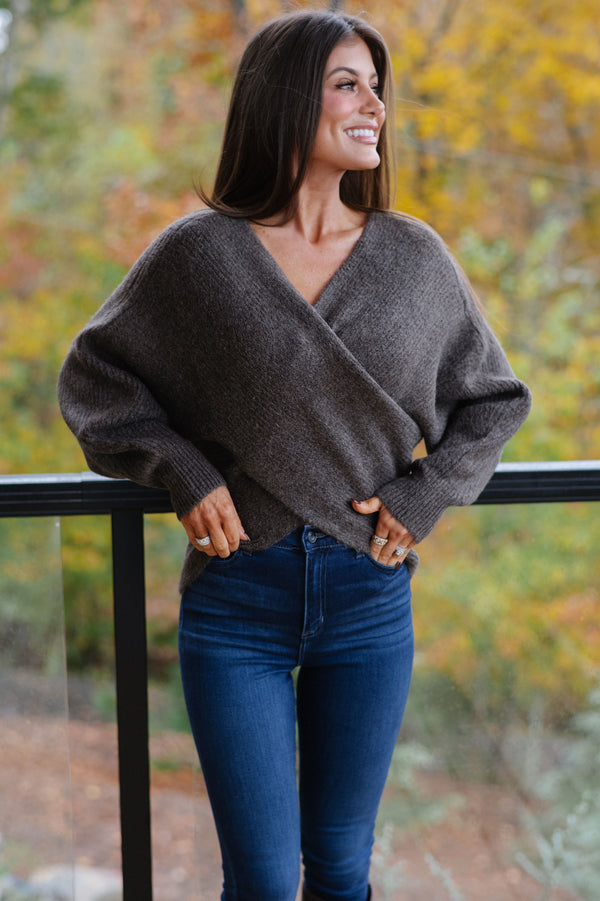 Cobblestone Living Women's Alesandra Knit Crss Cross Wrap Sweater main image 0