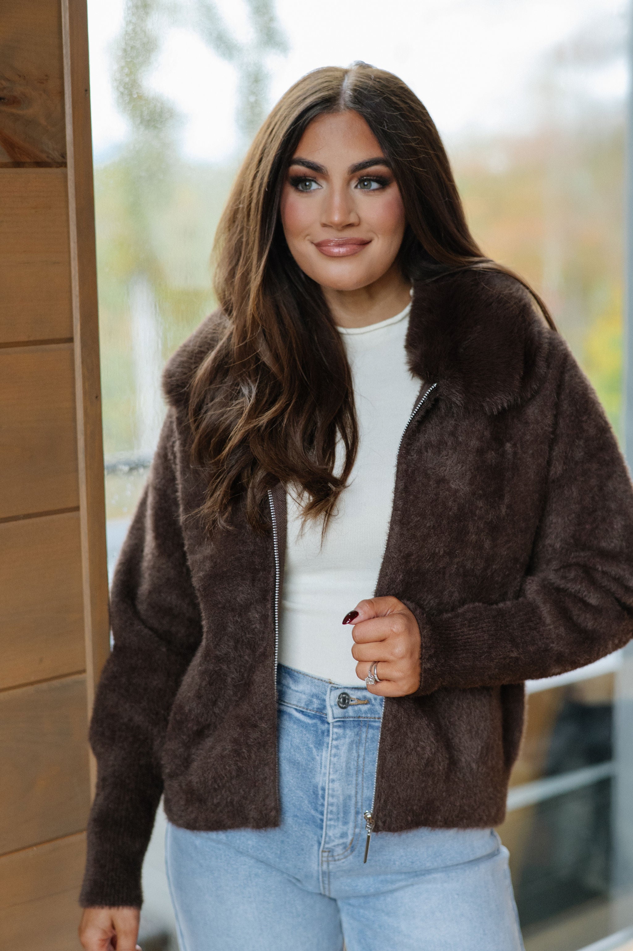 Cleo Jacket-Chocolate Brown