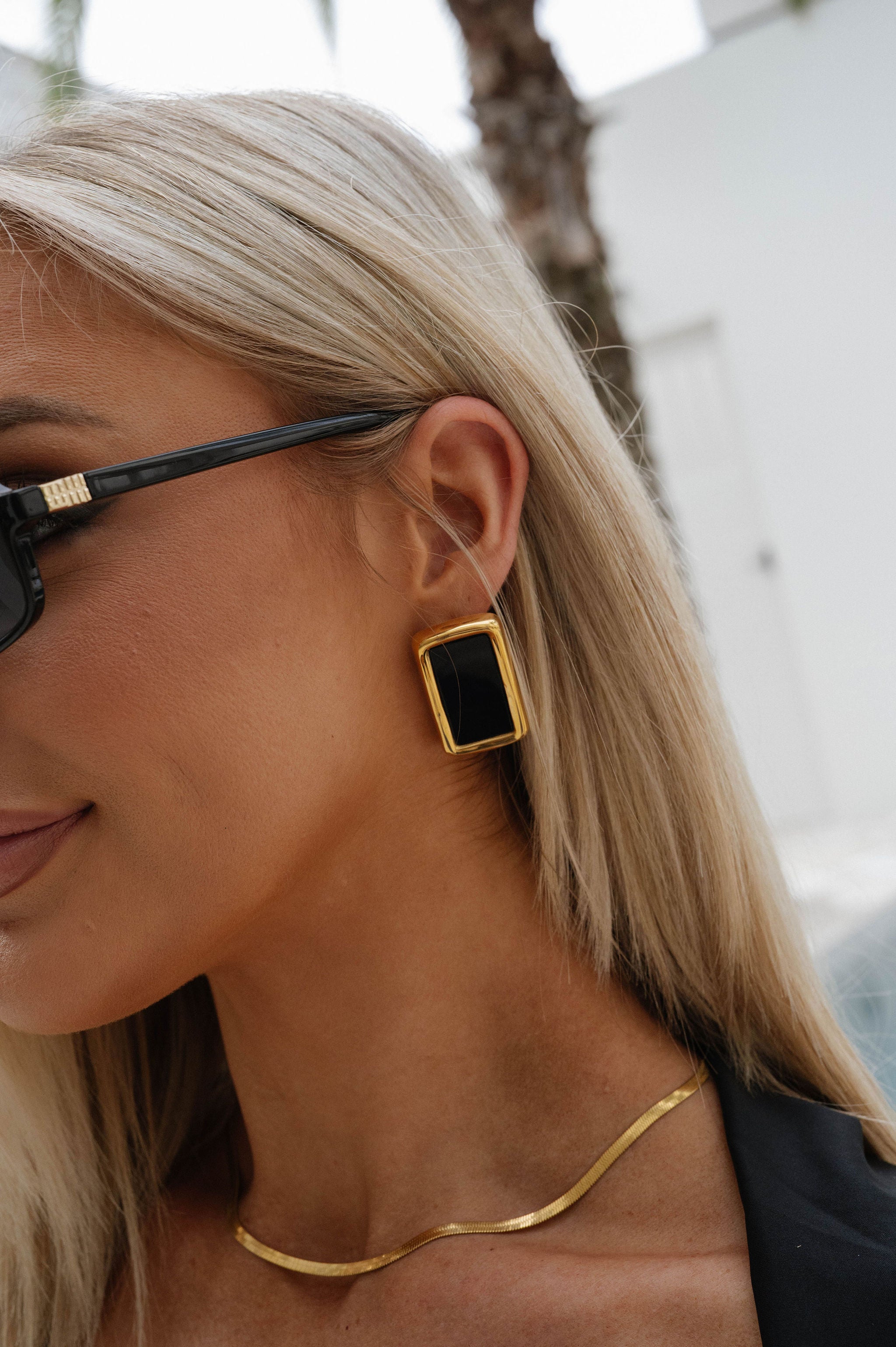 Brooke Earrings-Black