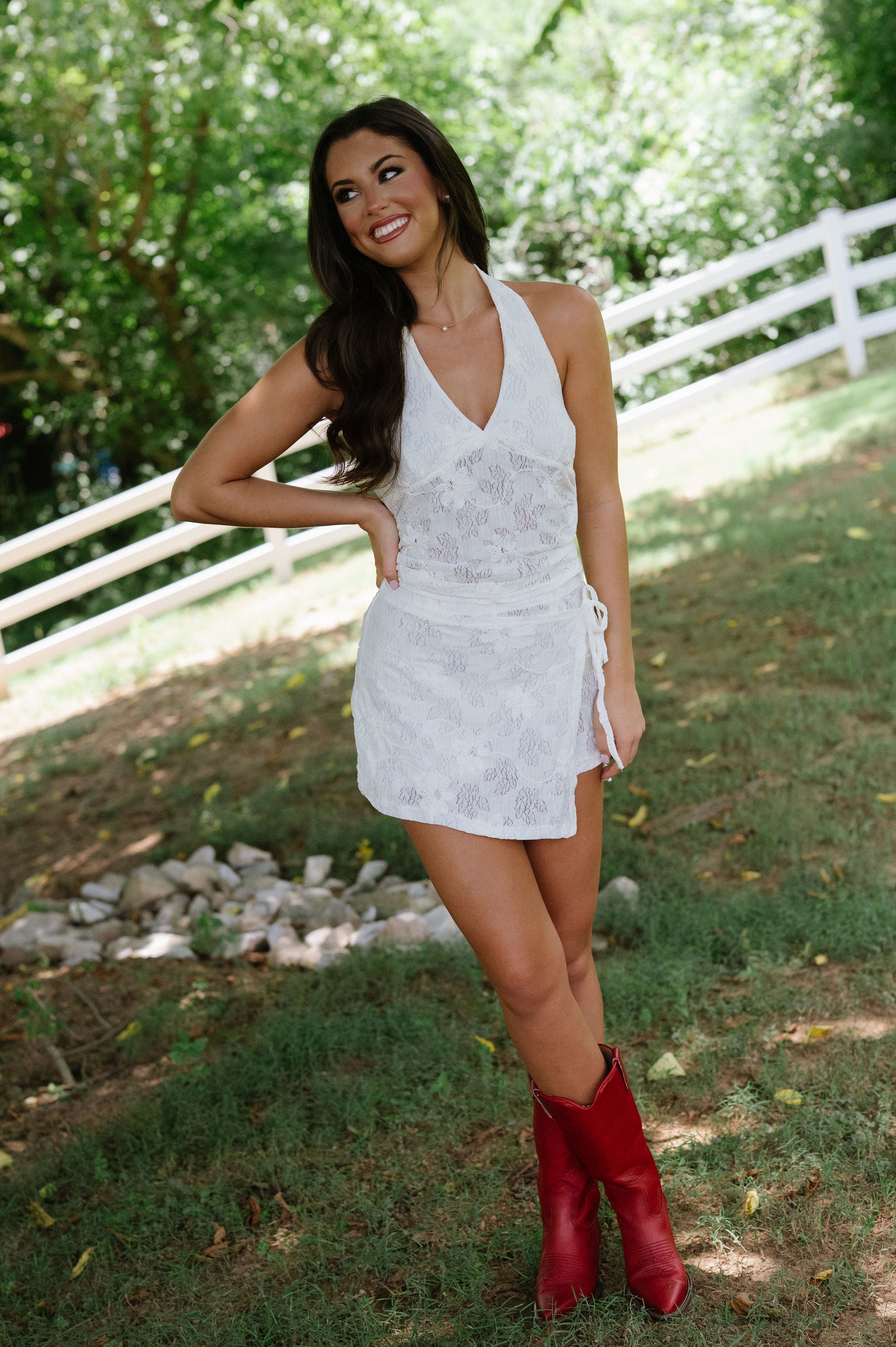Shelley Skirt Set-Ivory