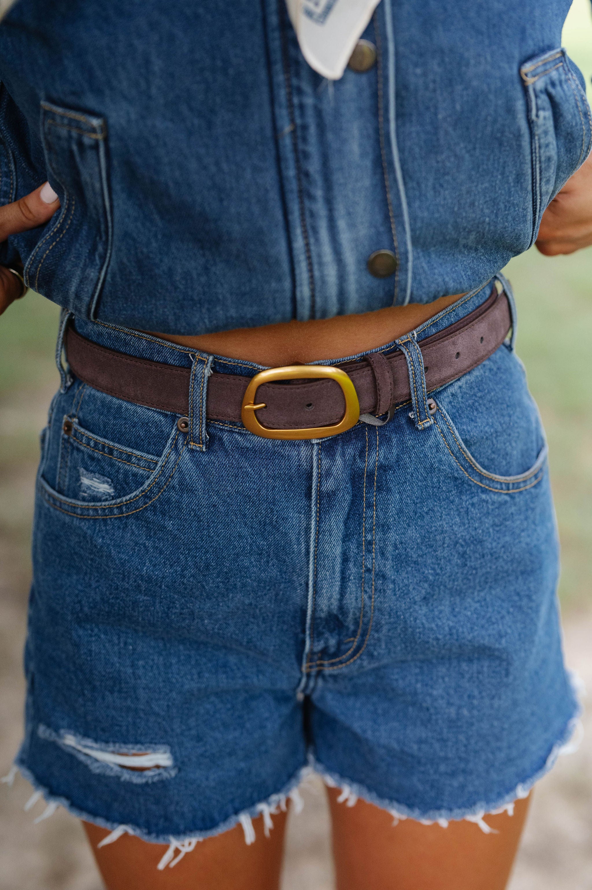 Jax Belt- Chocolate
