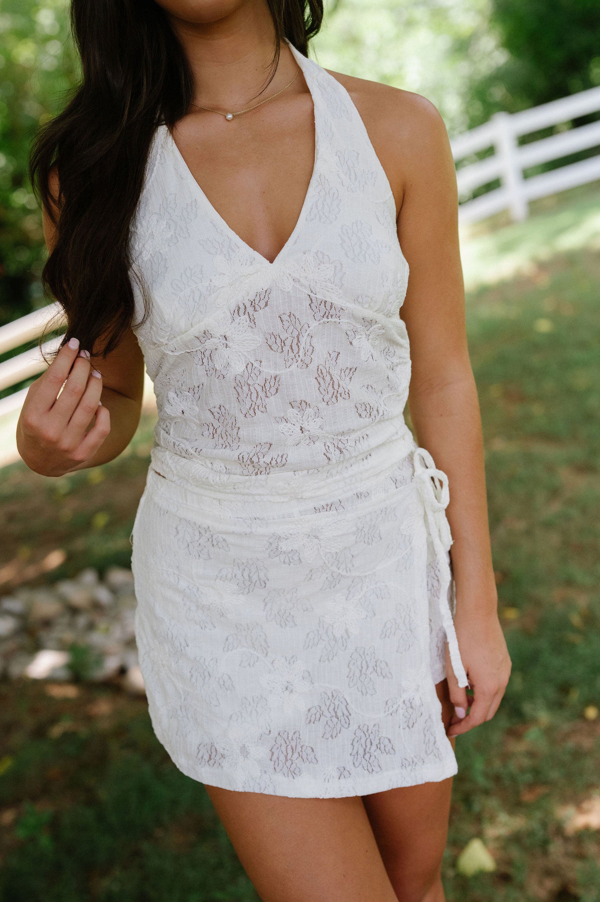 Shelley Skirt Set-Ivory