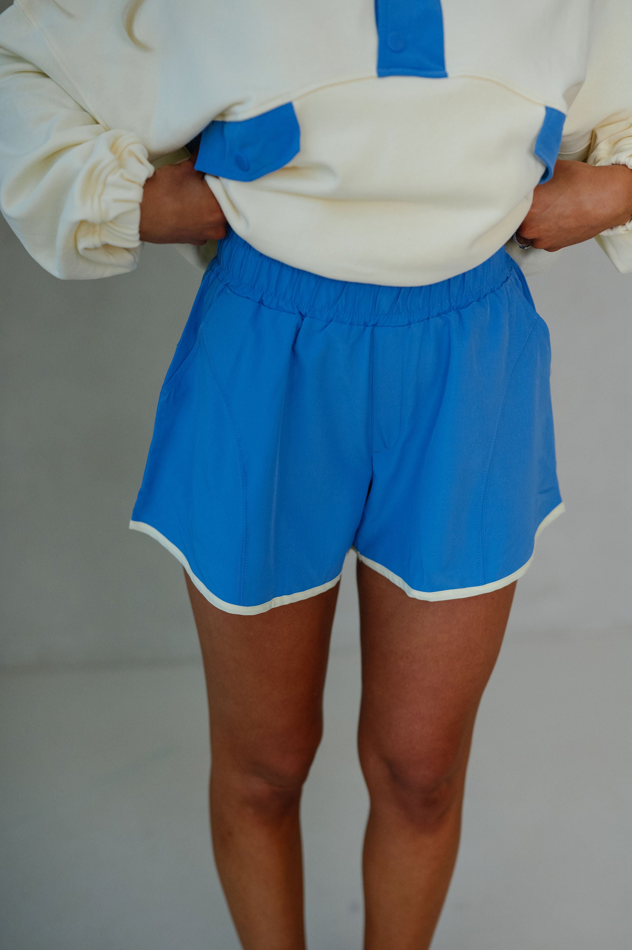 French Terry Playful Set-Light Yellow/Blue