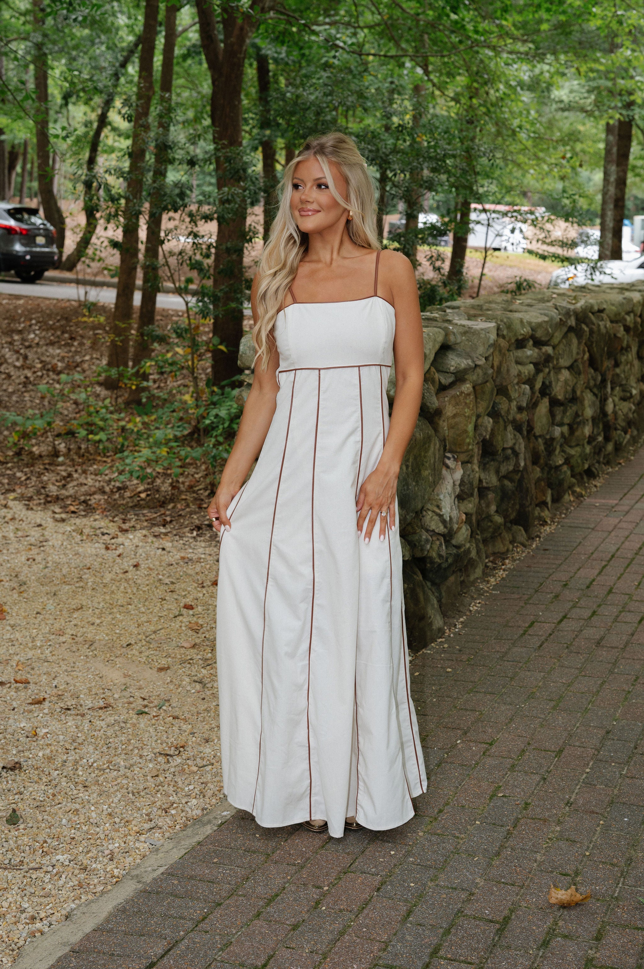 Gena Maxi Dress-Tone Linen