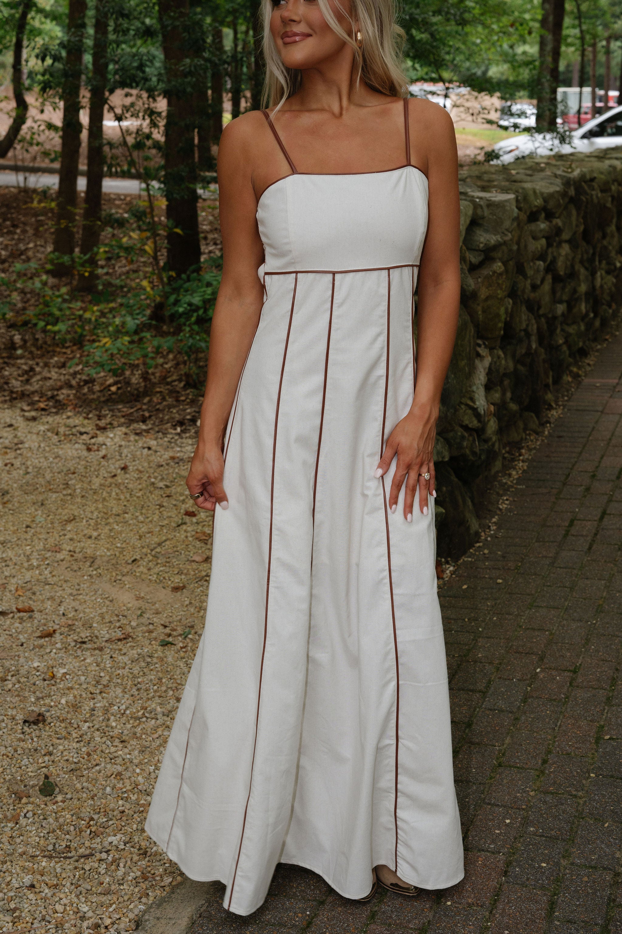 Gena Maxi Dress-Tone Linen