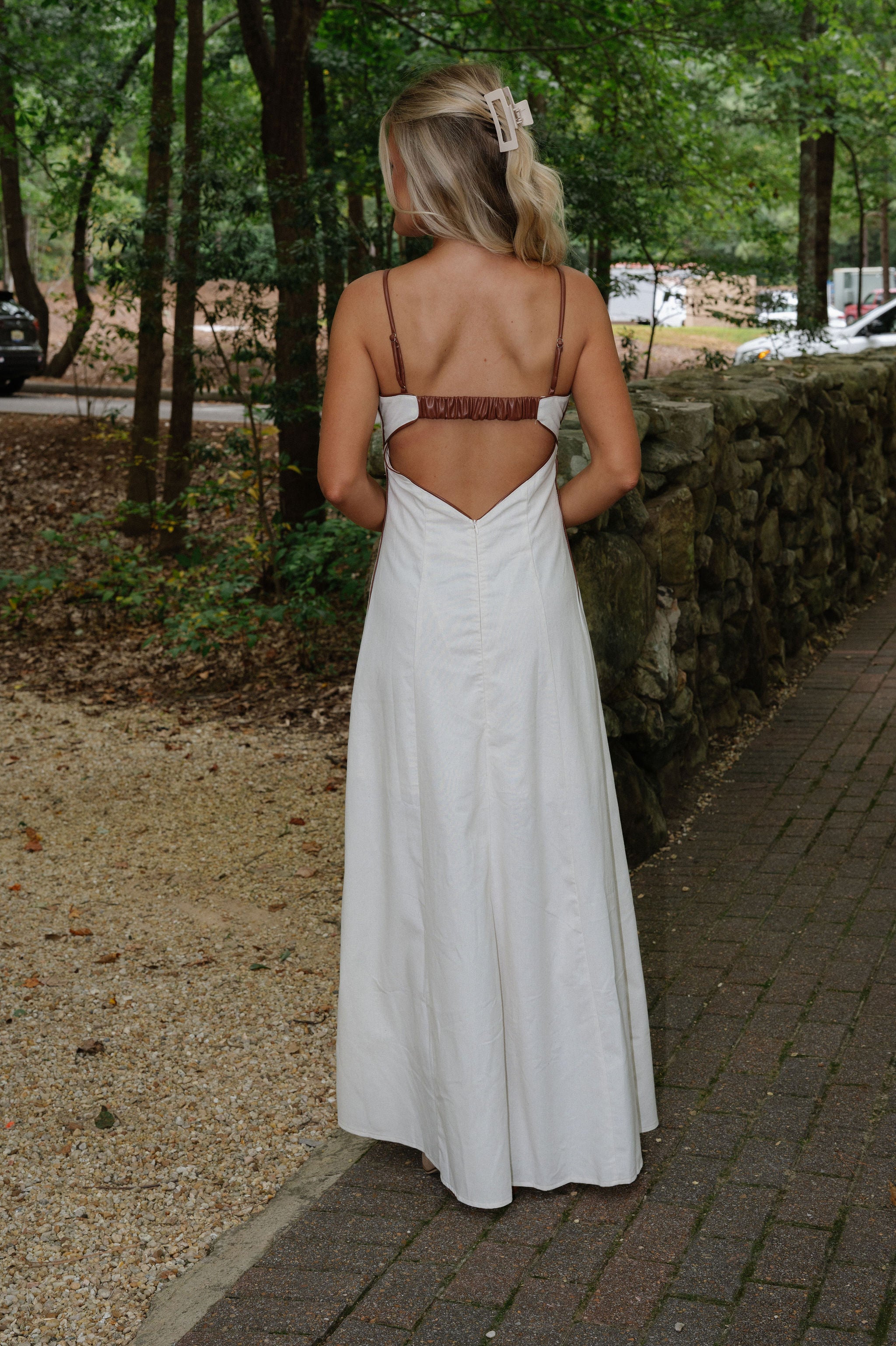 Gena Maxi Dress-Tone Linen
