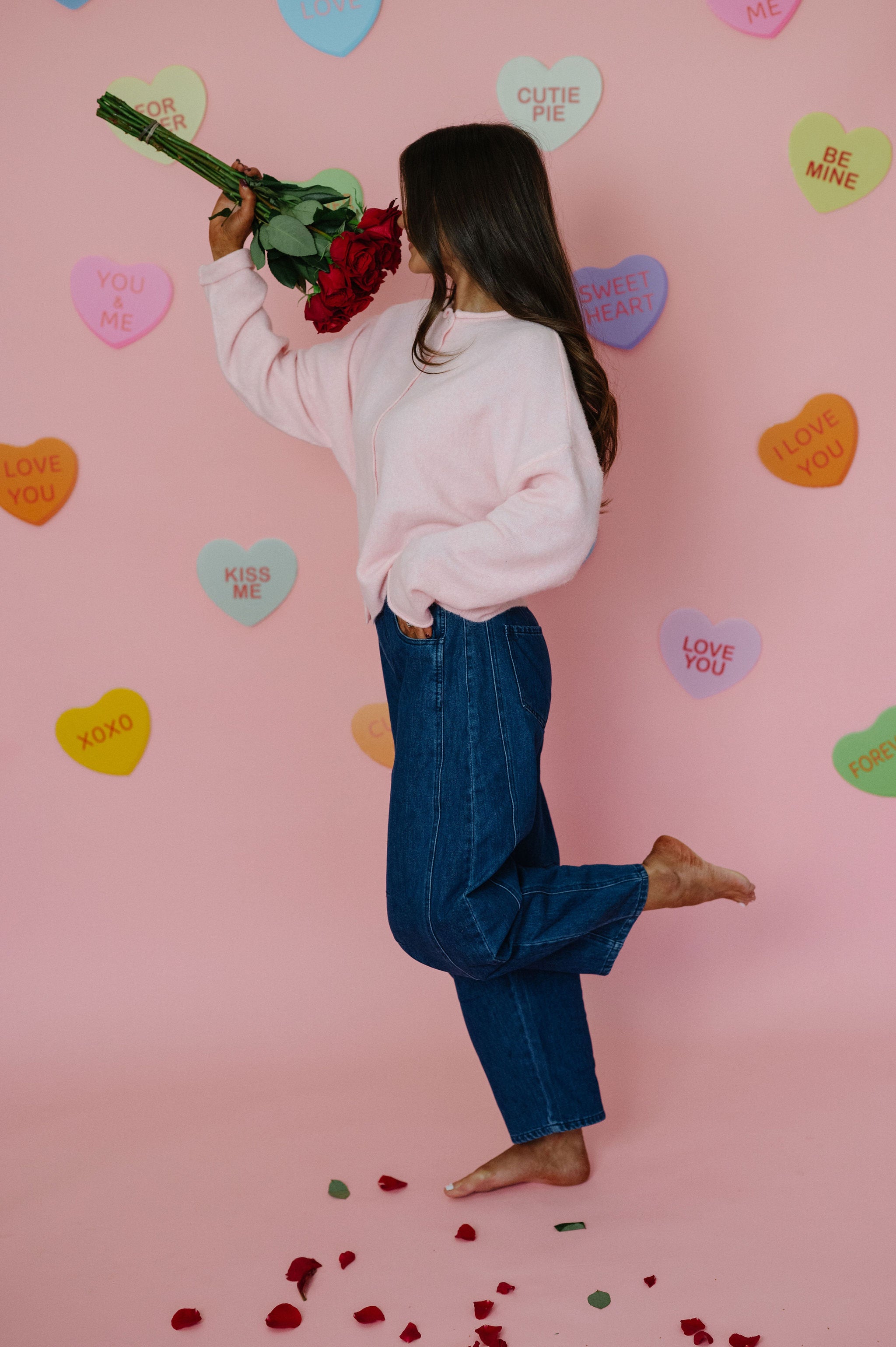 Victoria Cardigan- Baby Pink