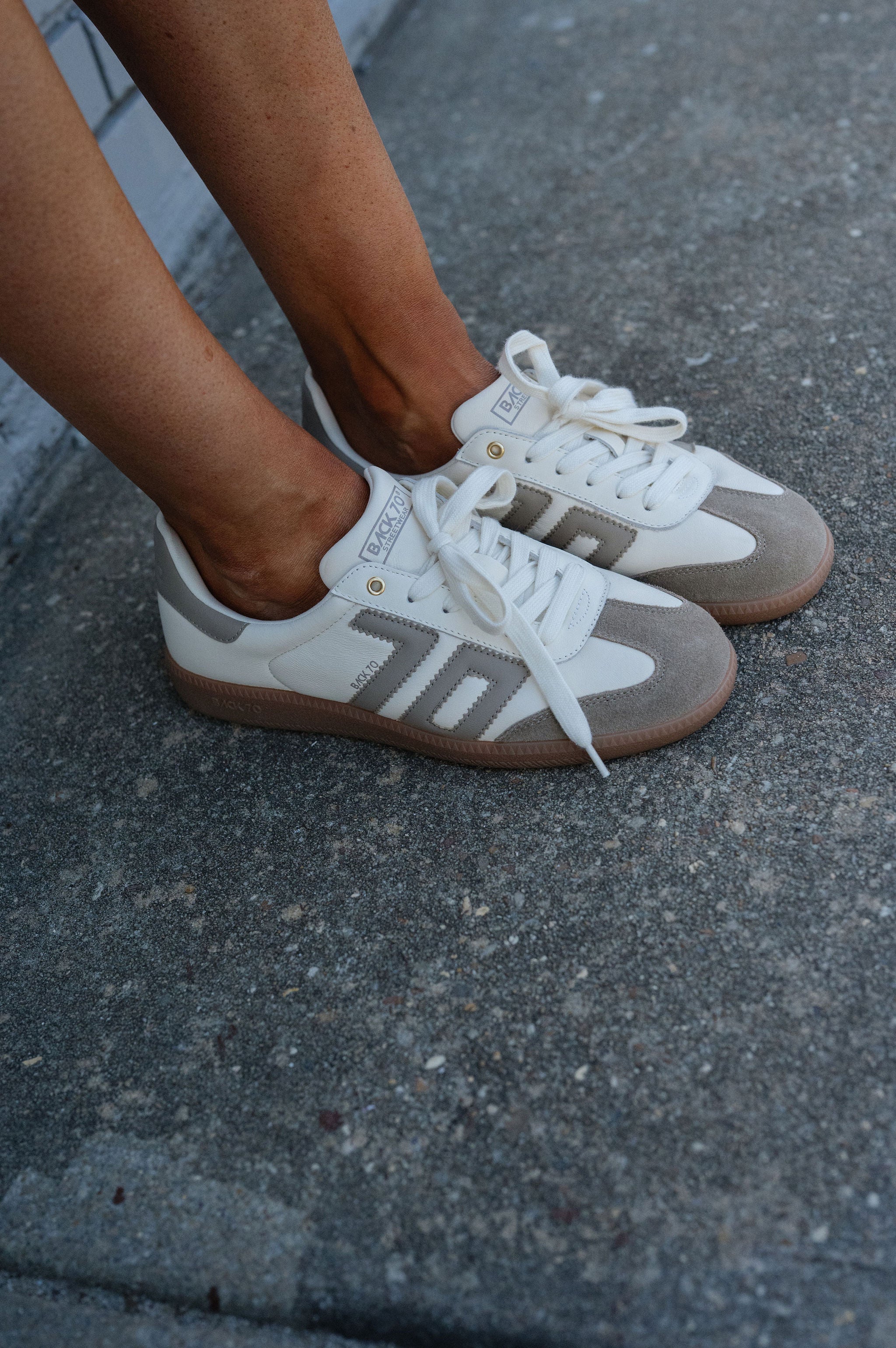 Back 70 Cloud Sneakers-Milk/Taupe
