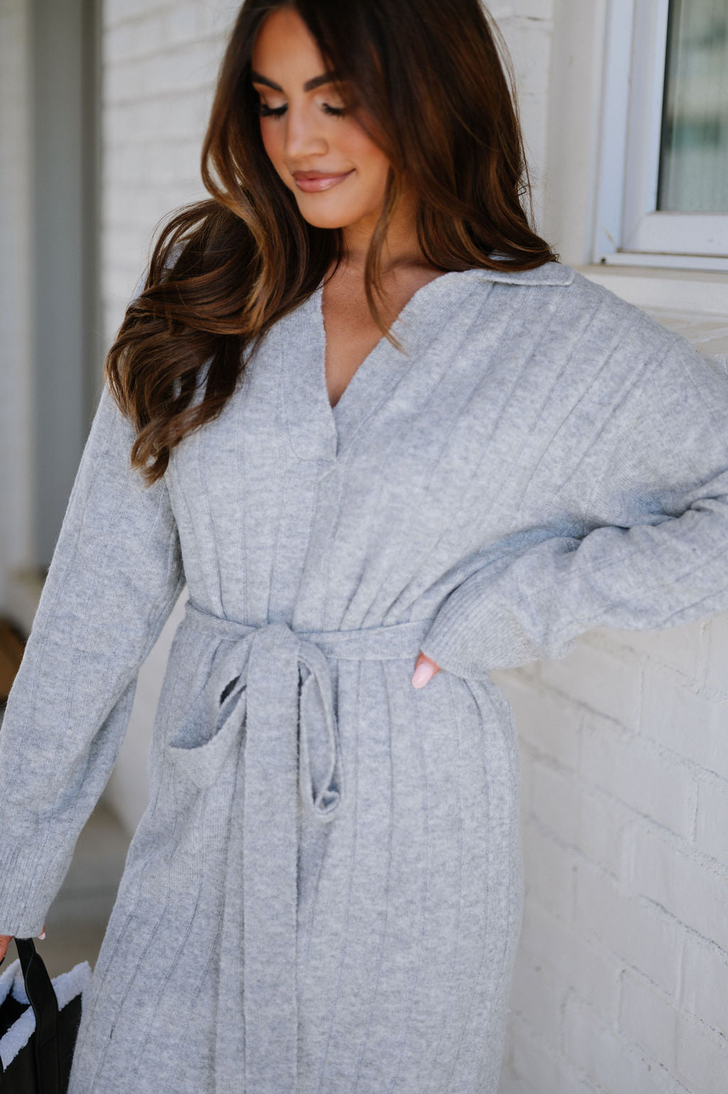 Heather grey sweater dress on sale