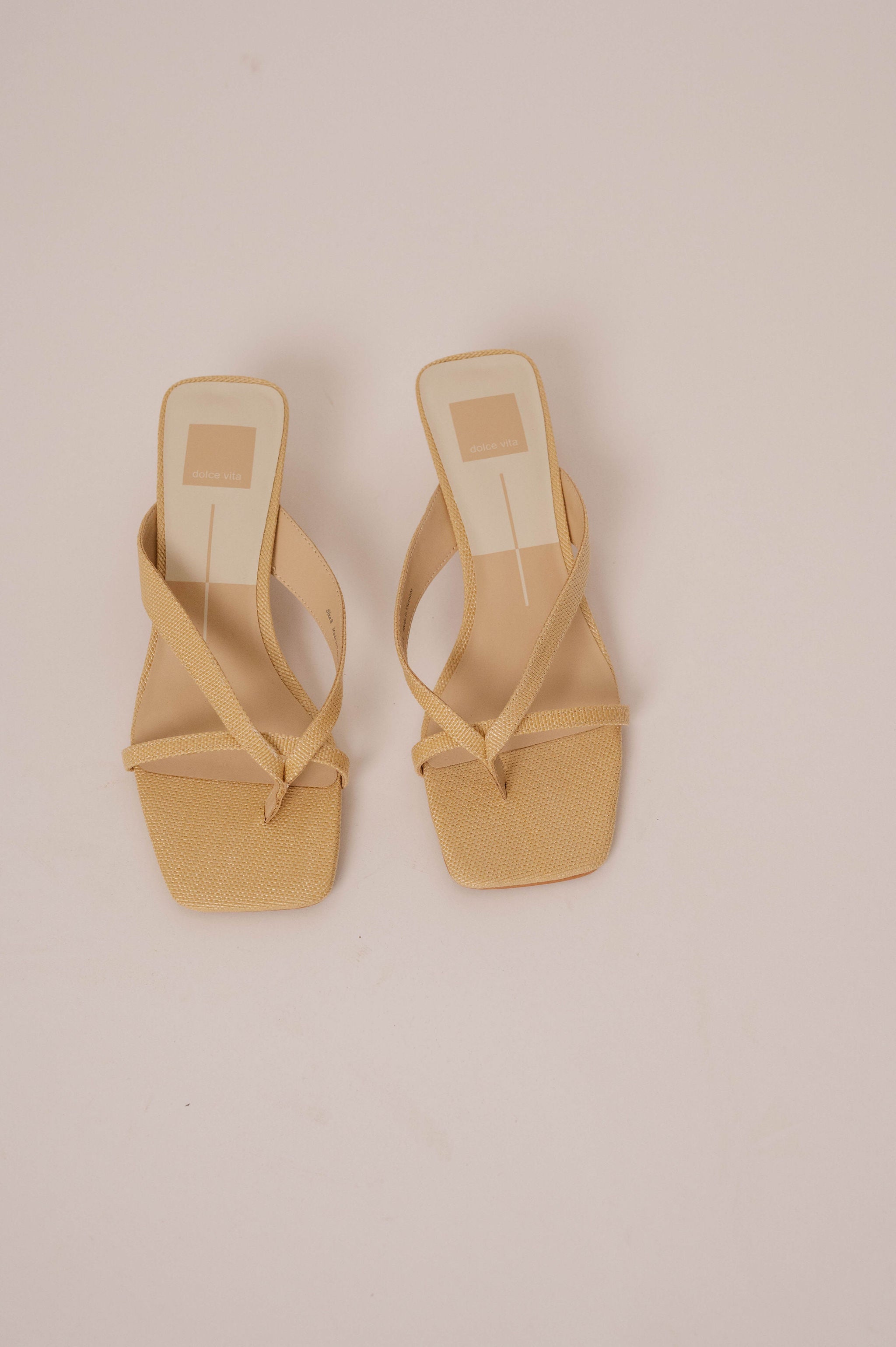 Dolce Vita Brevel Heels- Natural Raffia