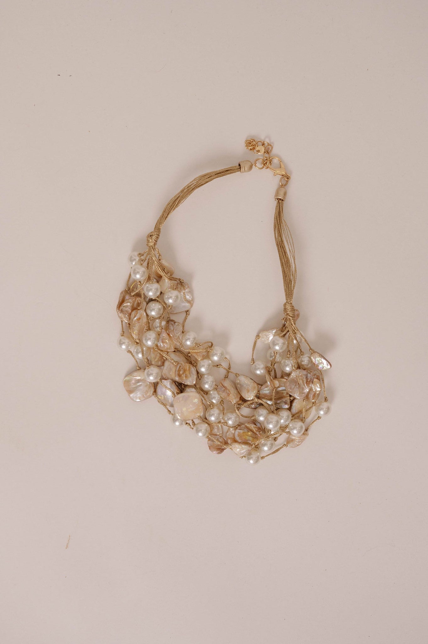 Chunky Shell & Pearl Necklace