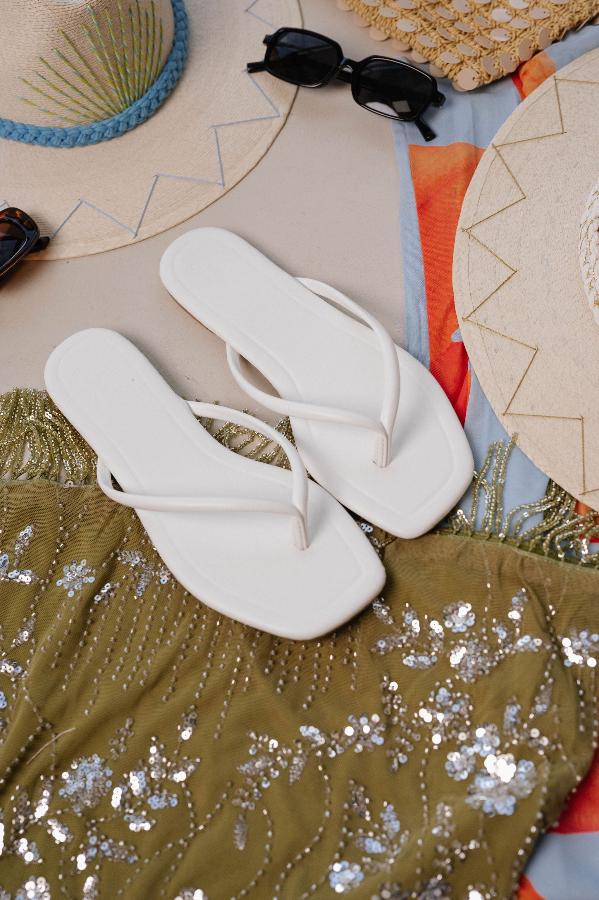 Tallulah Sandals-White