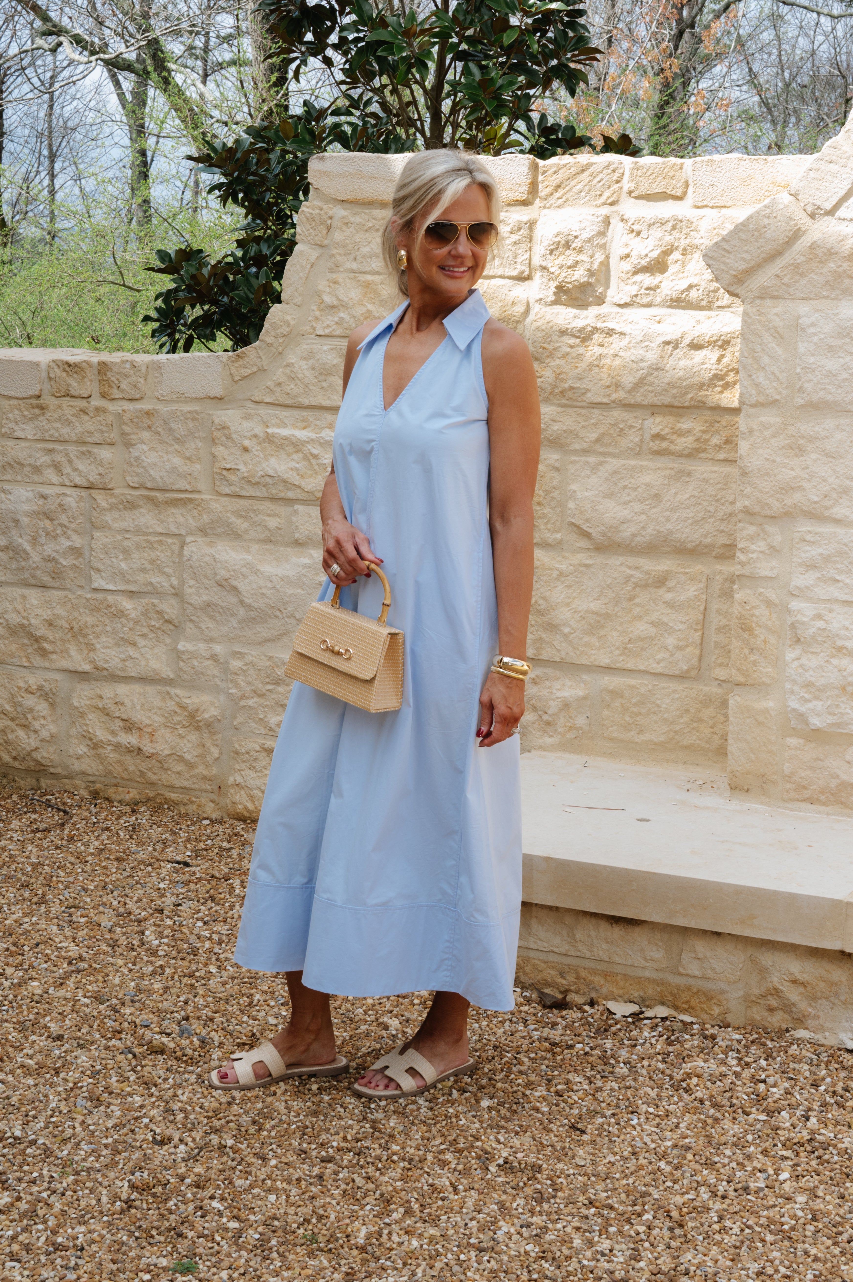 Evie Dress-Light Blue