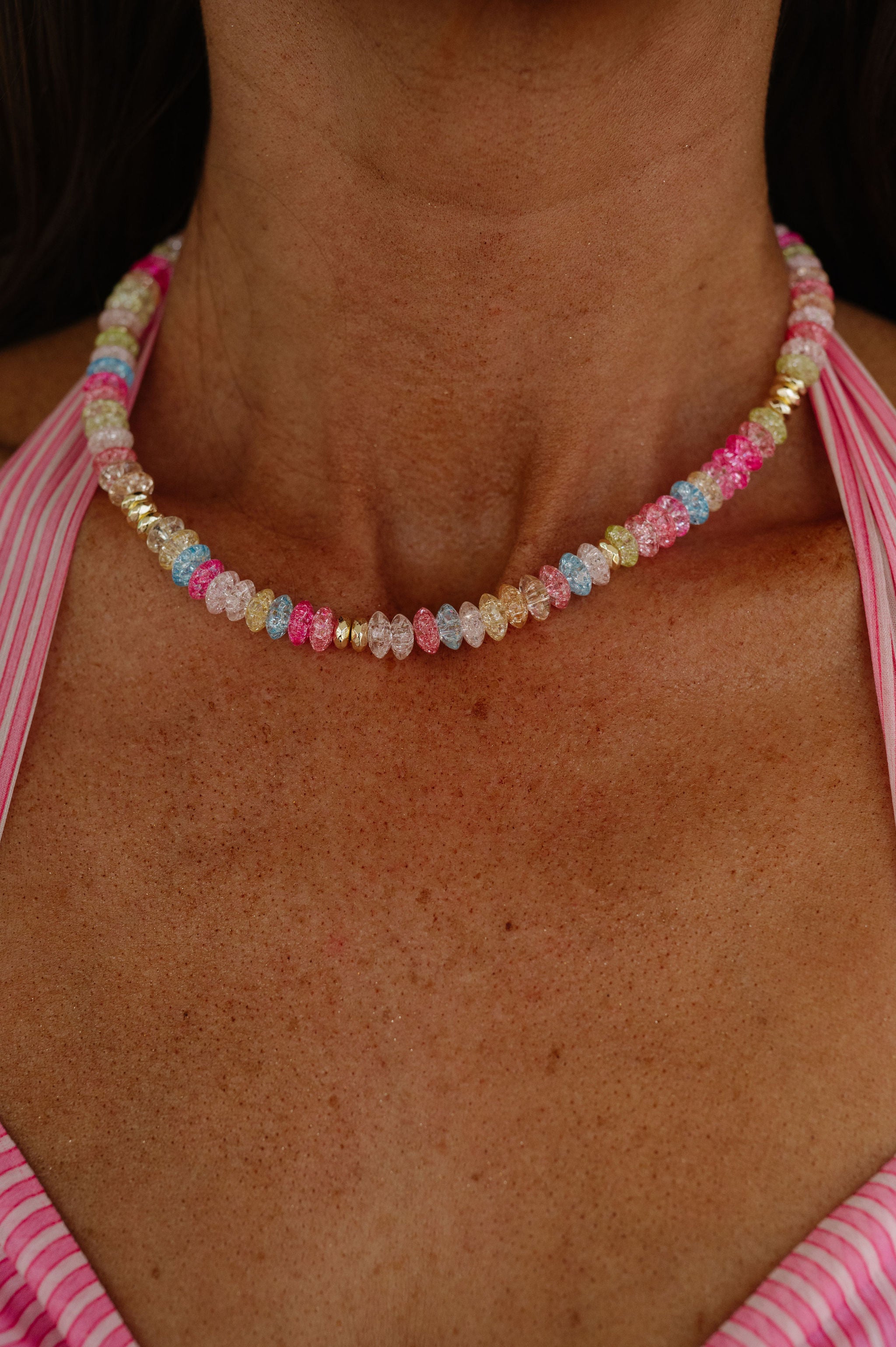 Nora Pastel Glimmer Necklace