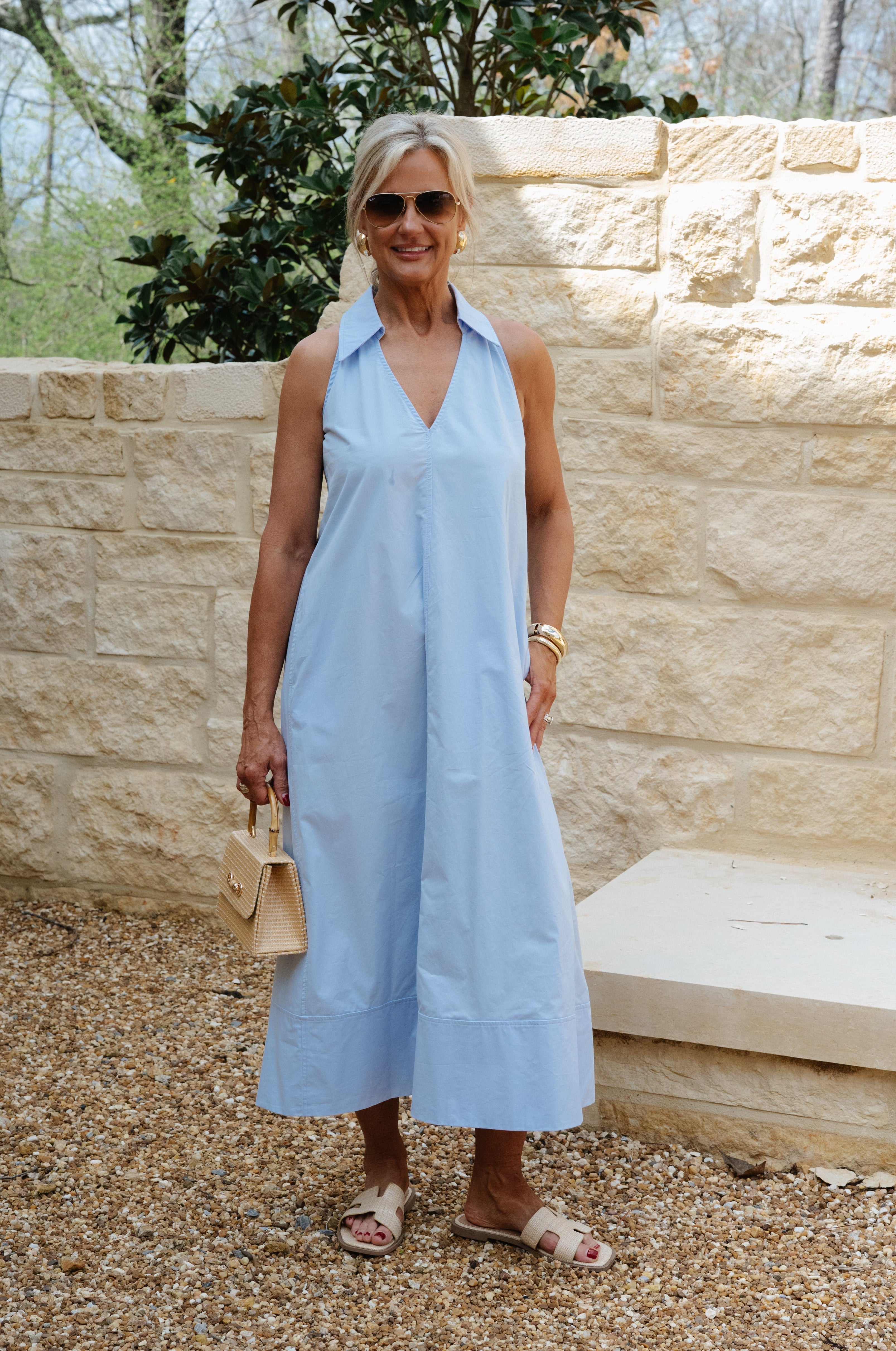 Evie Dress-Light Blue