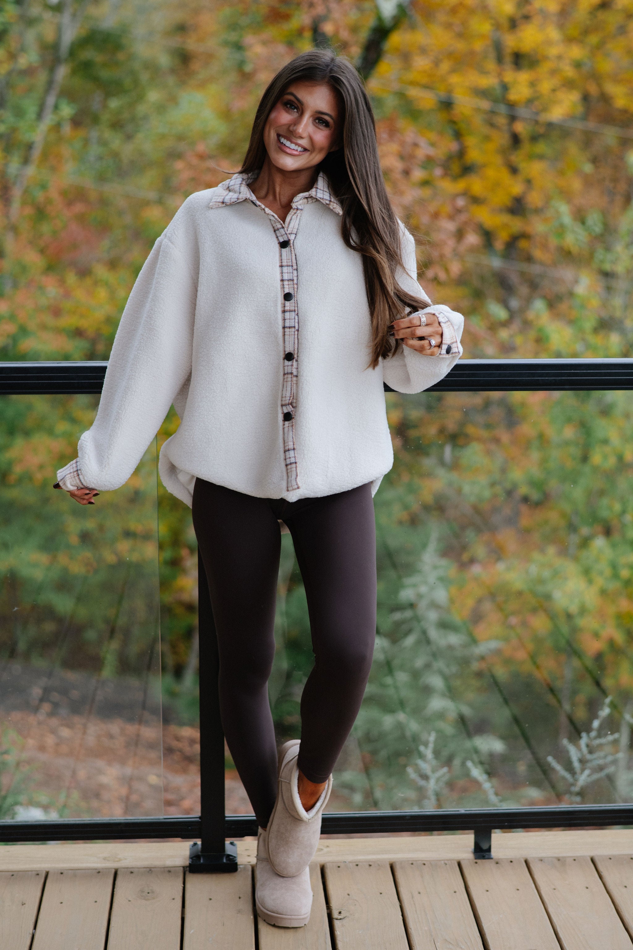 Duke Sherpa Jacket-Cream