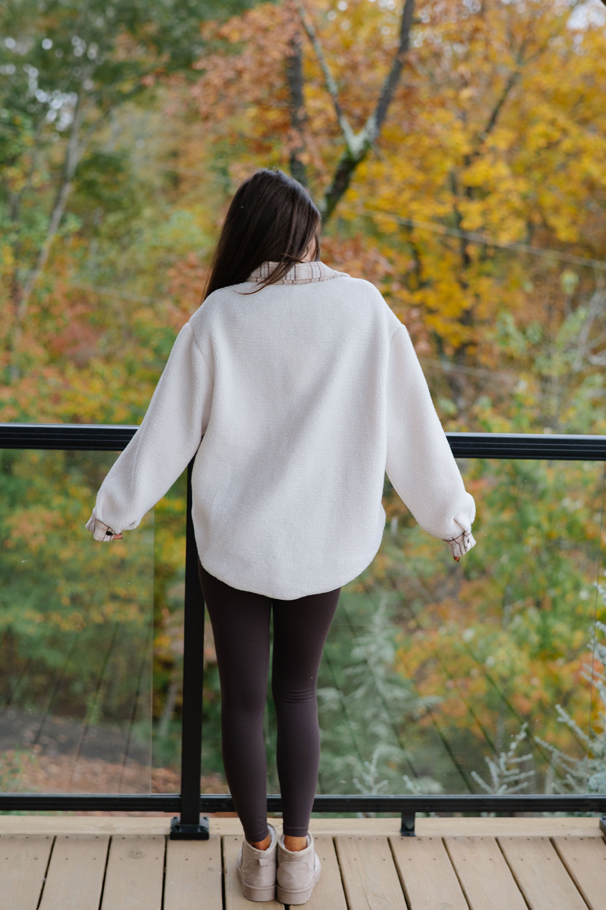 Duke Sherpa Jacket-Cream